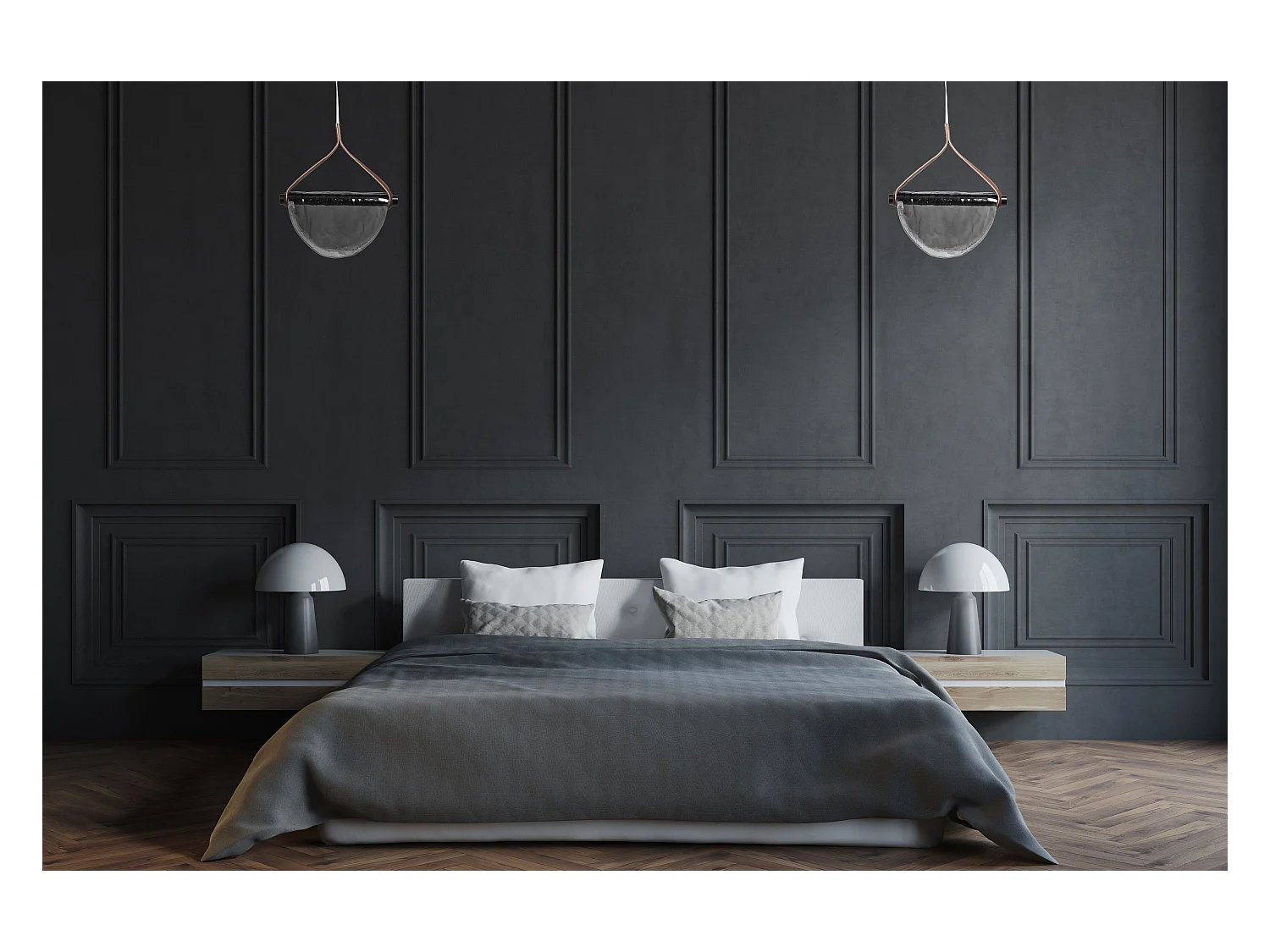 Lampe Suspendue Toolight App1076-Cp Black