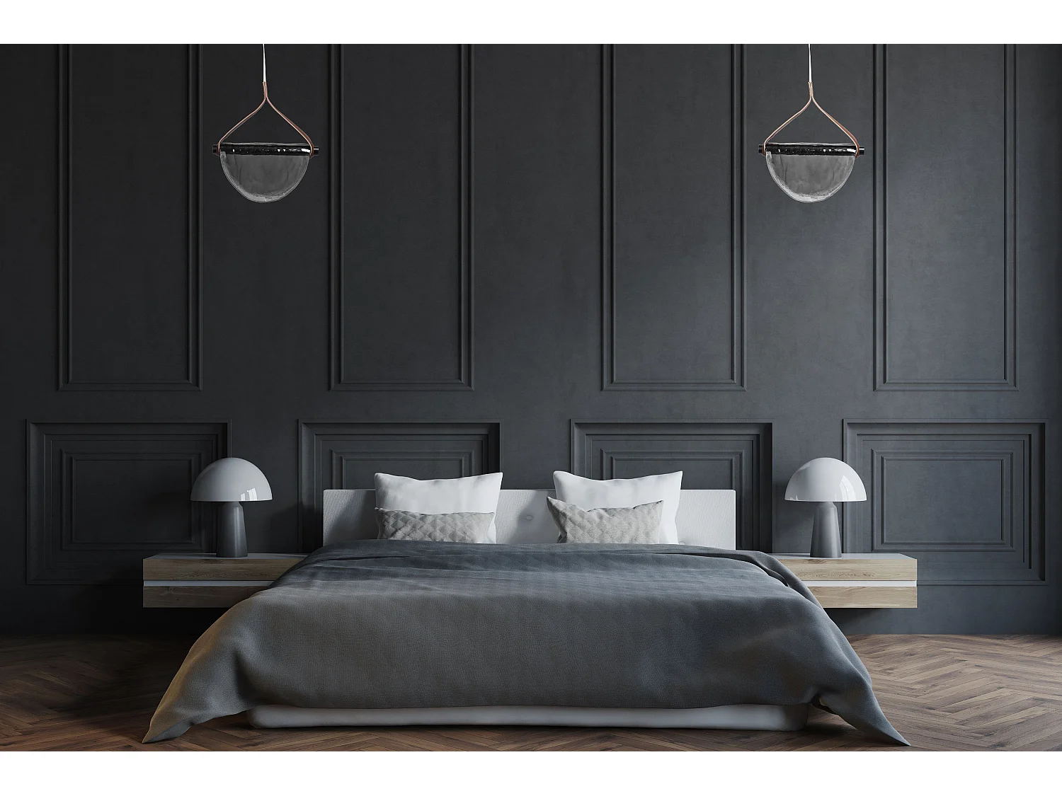 Lampe Suspendue Toolight App1076-Cp Black