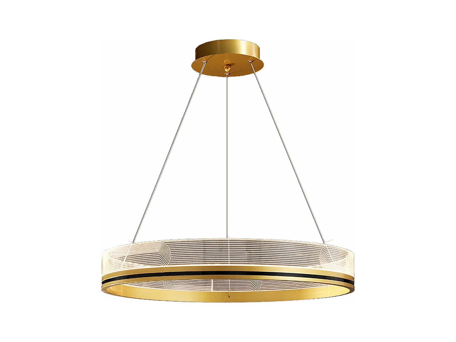 Lampe Suspendue Toolight App1189-Cp 40Cm Gold
