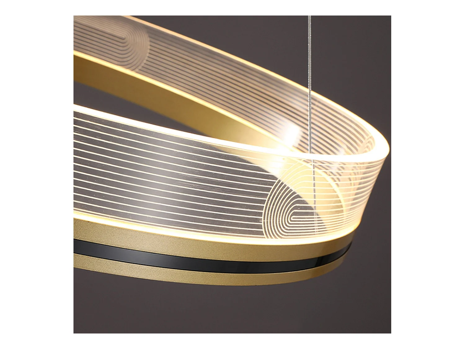 Lampe Suspendue Toolight App1189-Cp 40Cm Gold