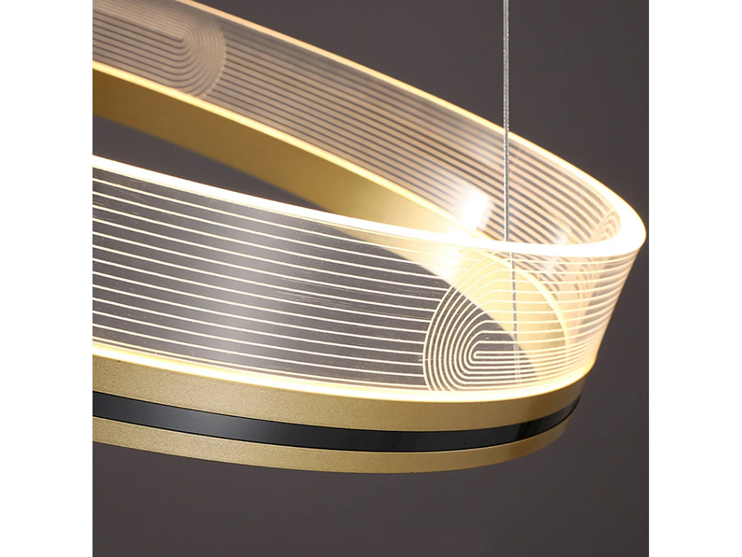 Lampe Suspendue Toolight App1189-Cp 40Cm Gold