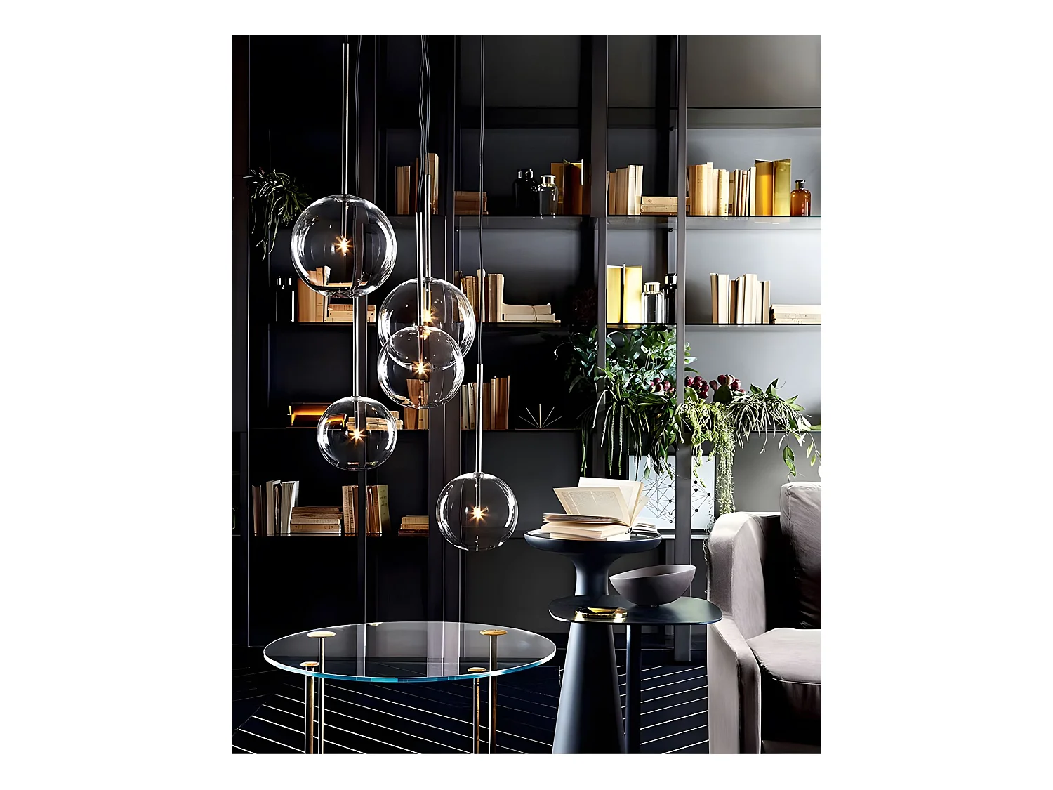 Lampe Suspendue Toolight App1681-1Cp 15Cm Chrome