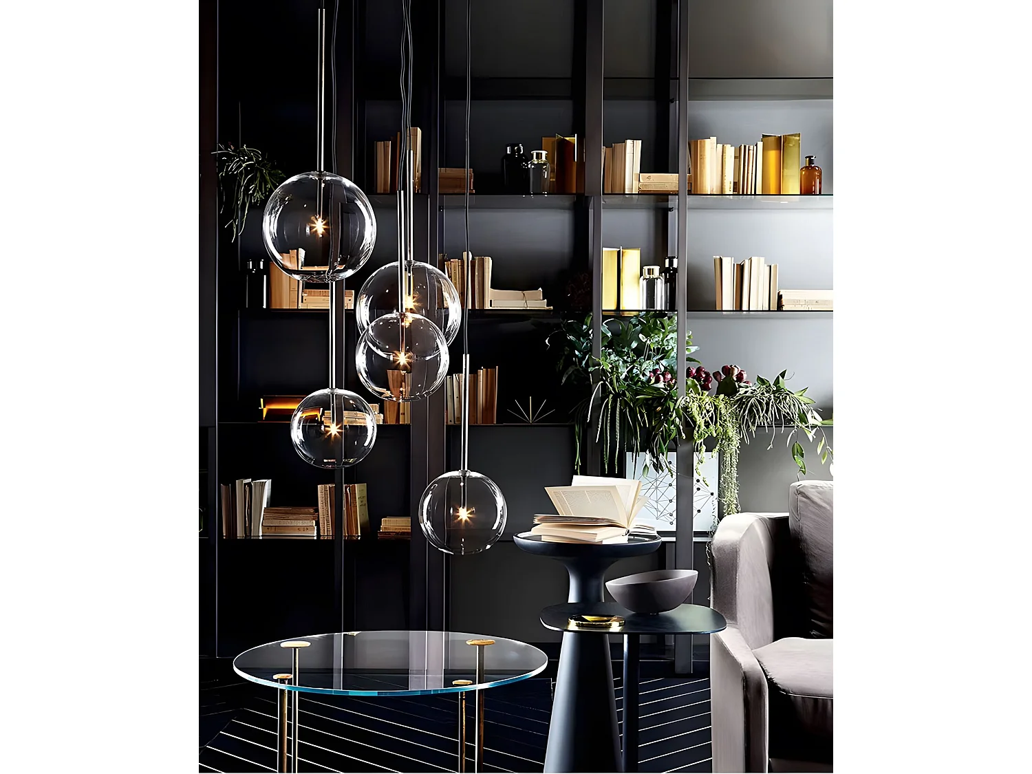 Lampe Suspendue Toolight App1681-1Cp 15Cm Chrome