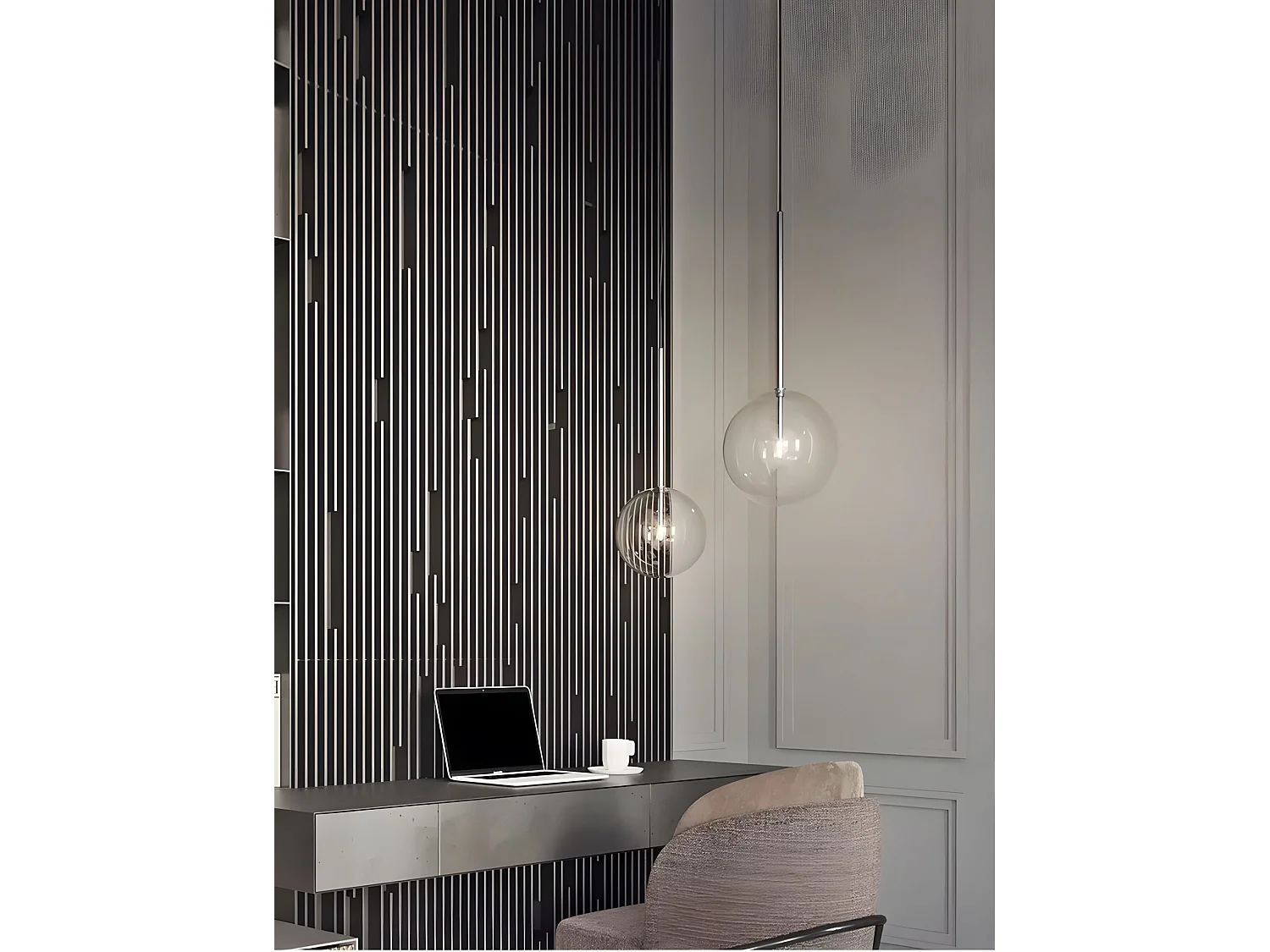 Lampe Suspendue Toolight App1681-1Cp 15Cm Chrome