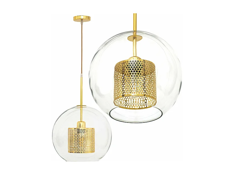 Candeeiro Suspenso Toolight App556-1Cp 30Cm Gold