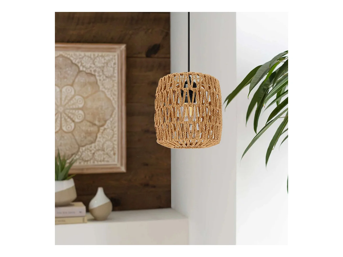 Lampe Suspendue Toolight App1252-1Cp Boho Black