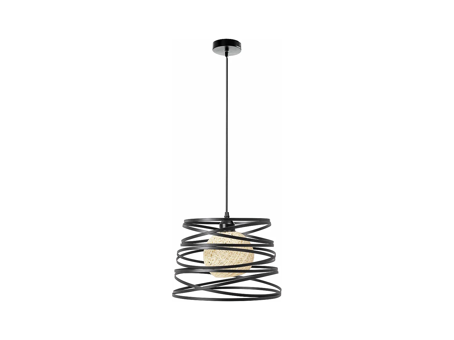 Lampe Suspendue Toolight 181691 Loft Black