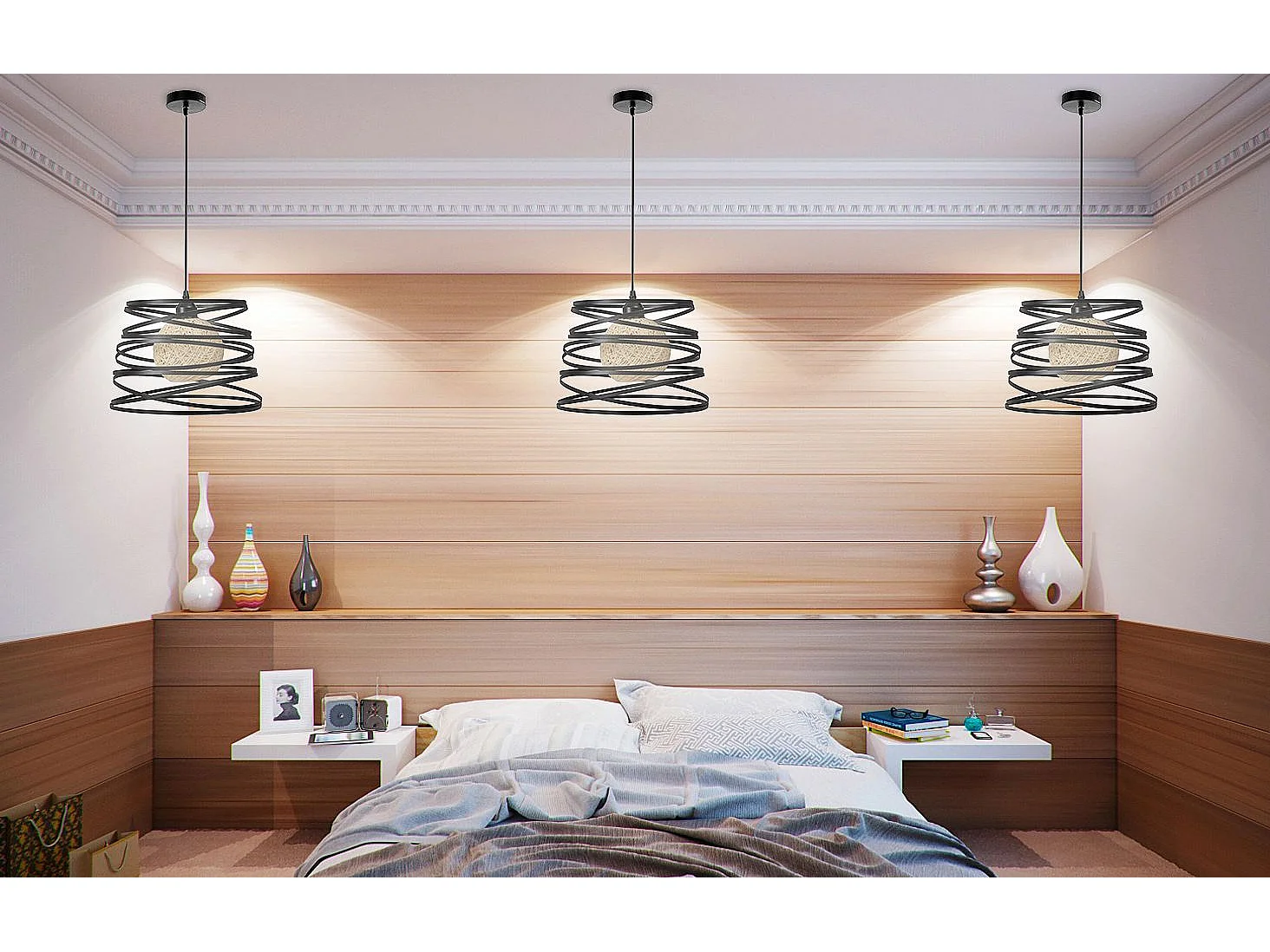 Lampe Suspendue Toolight 181691 Loft Black