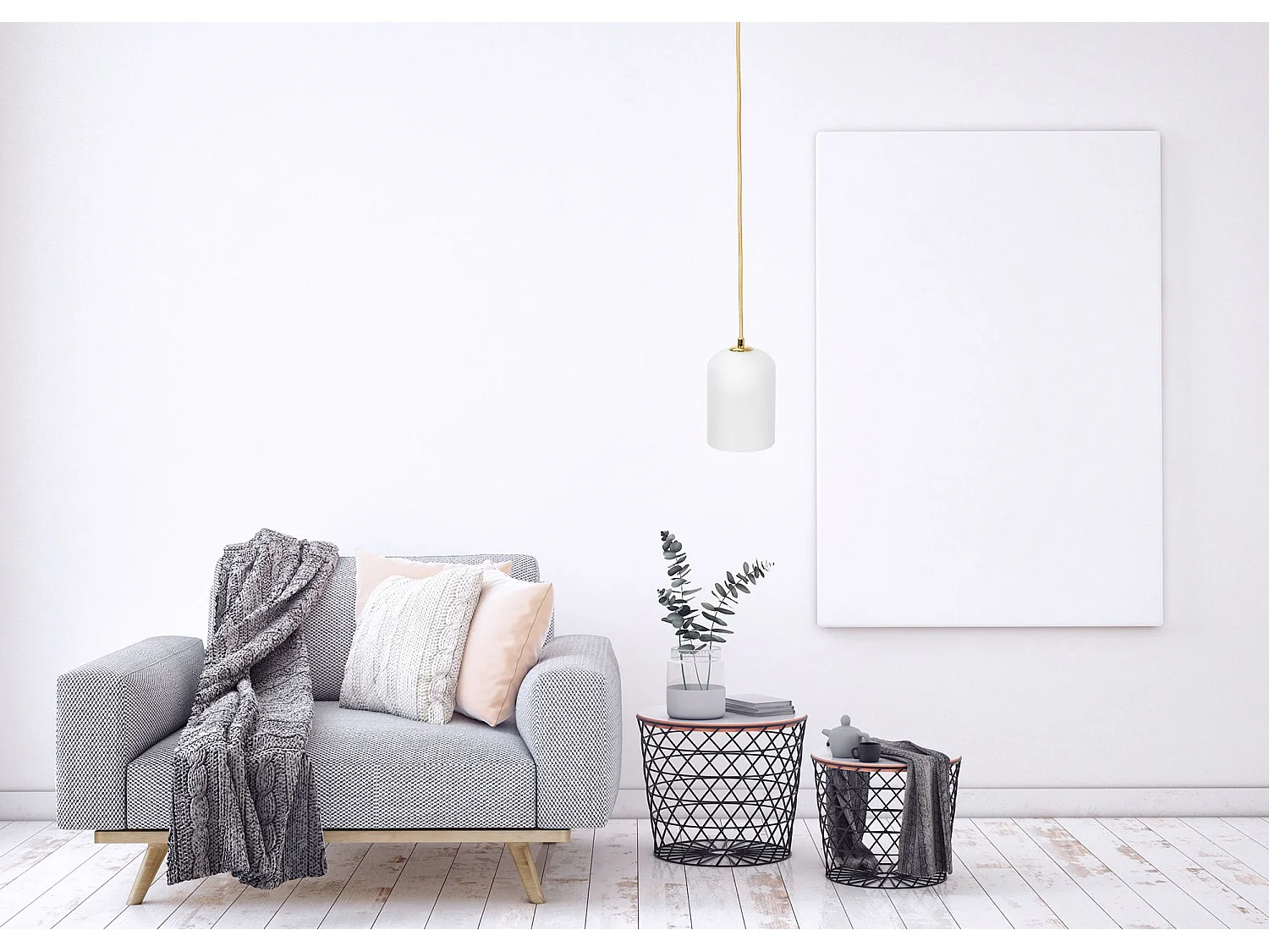 Lámpara Toolight App1169-1Cp White