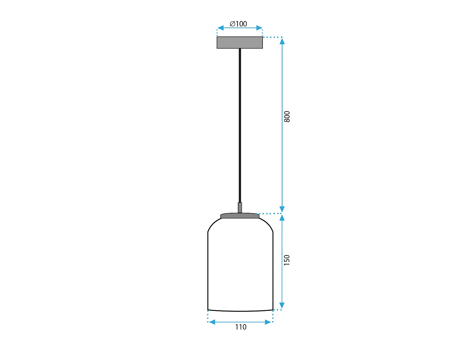Lampe Suspendue Toolight App1169-1Cp White