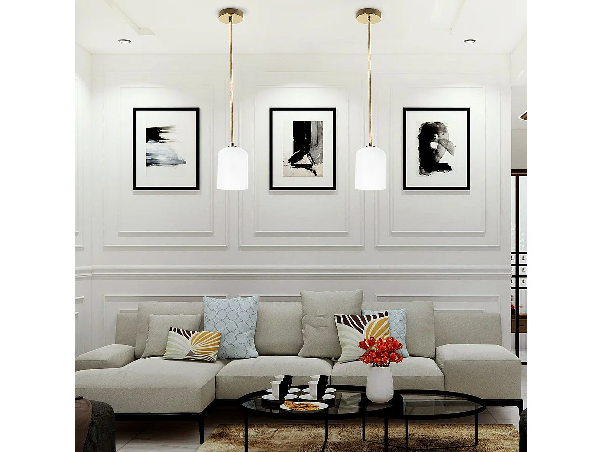 Lampe Suspendue Toolight App1169-1Cp White