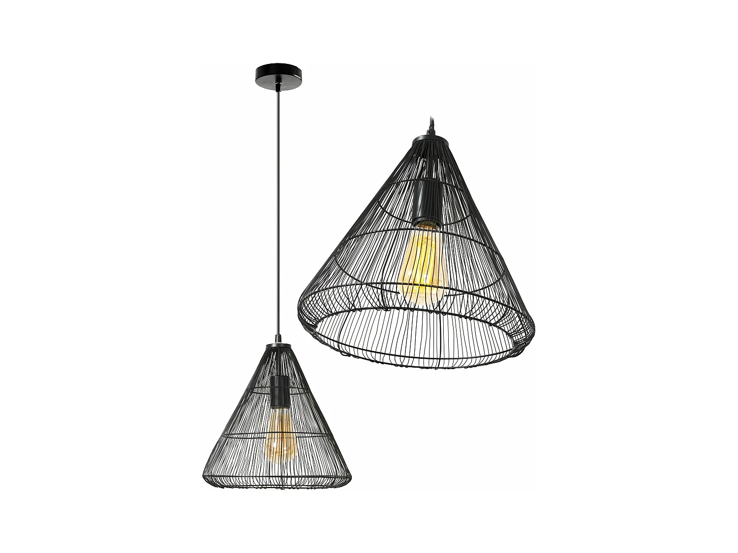 Lampe Suspendue Toolight Lh2065 Black