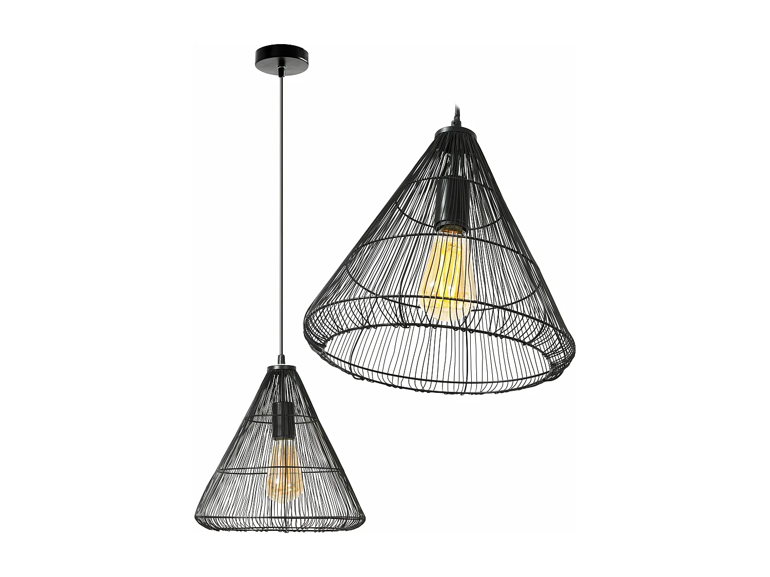 Lampe Suspendue Toolight Lh2065 Black