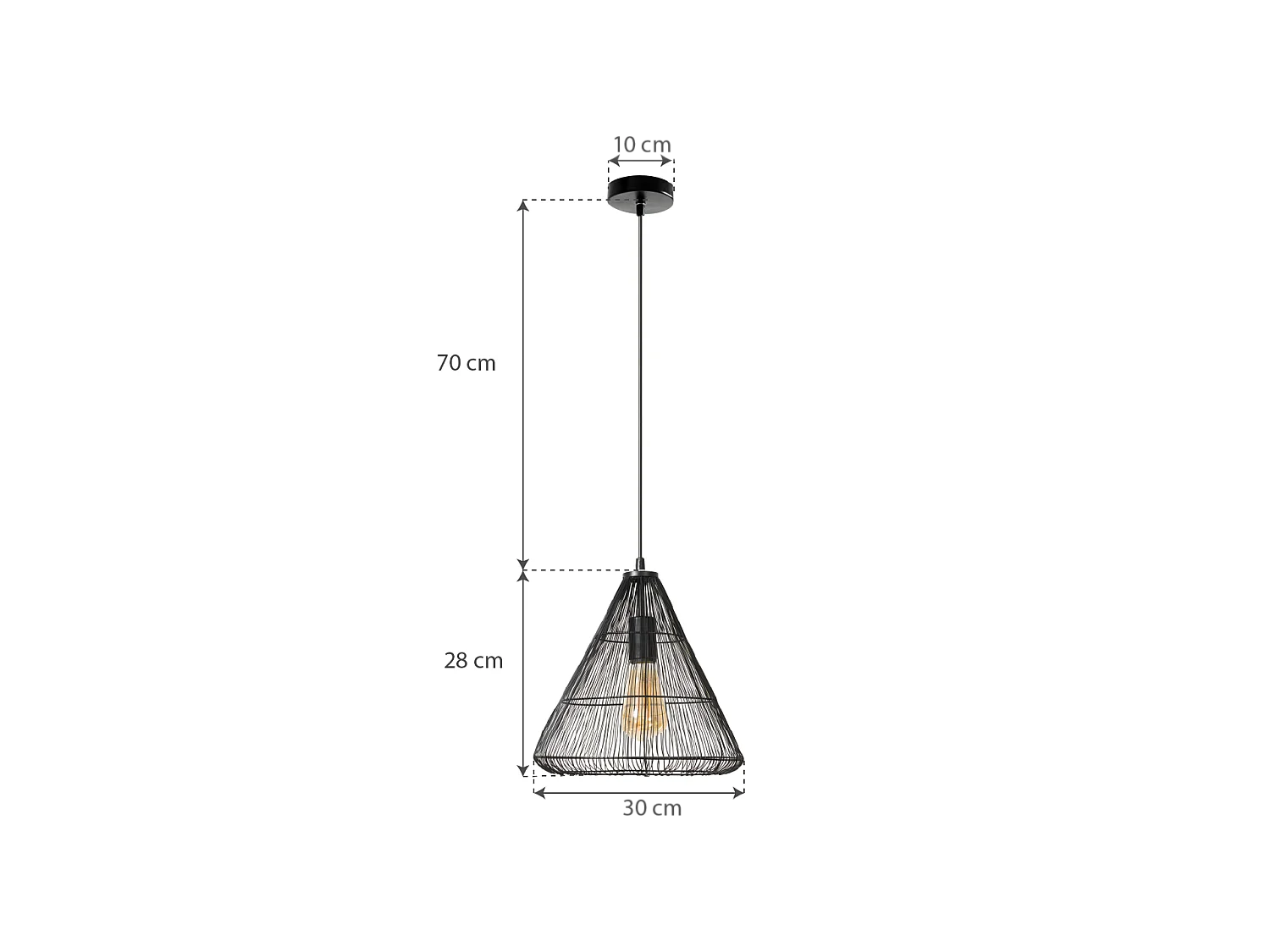 Lampada Toolight Lh2065 Black