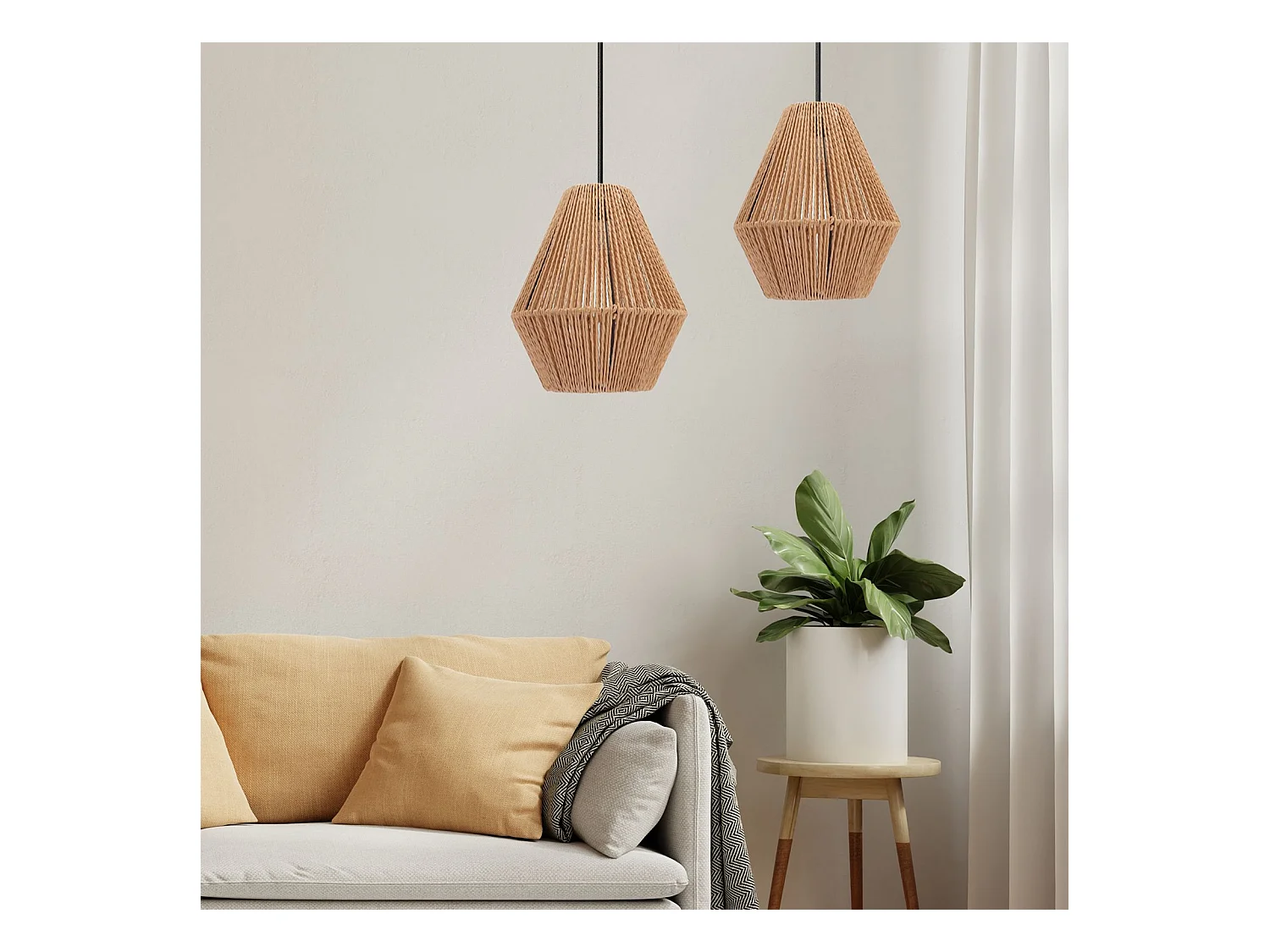 Lampe Suspendue Toolight App1150-1W Brown