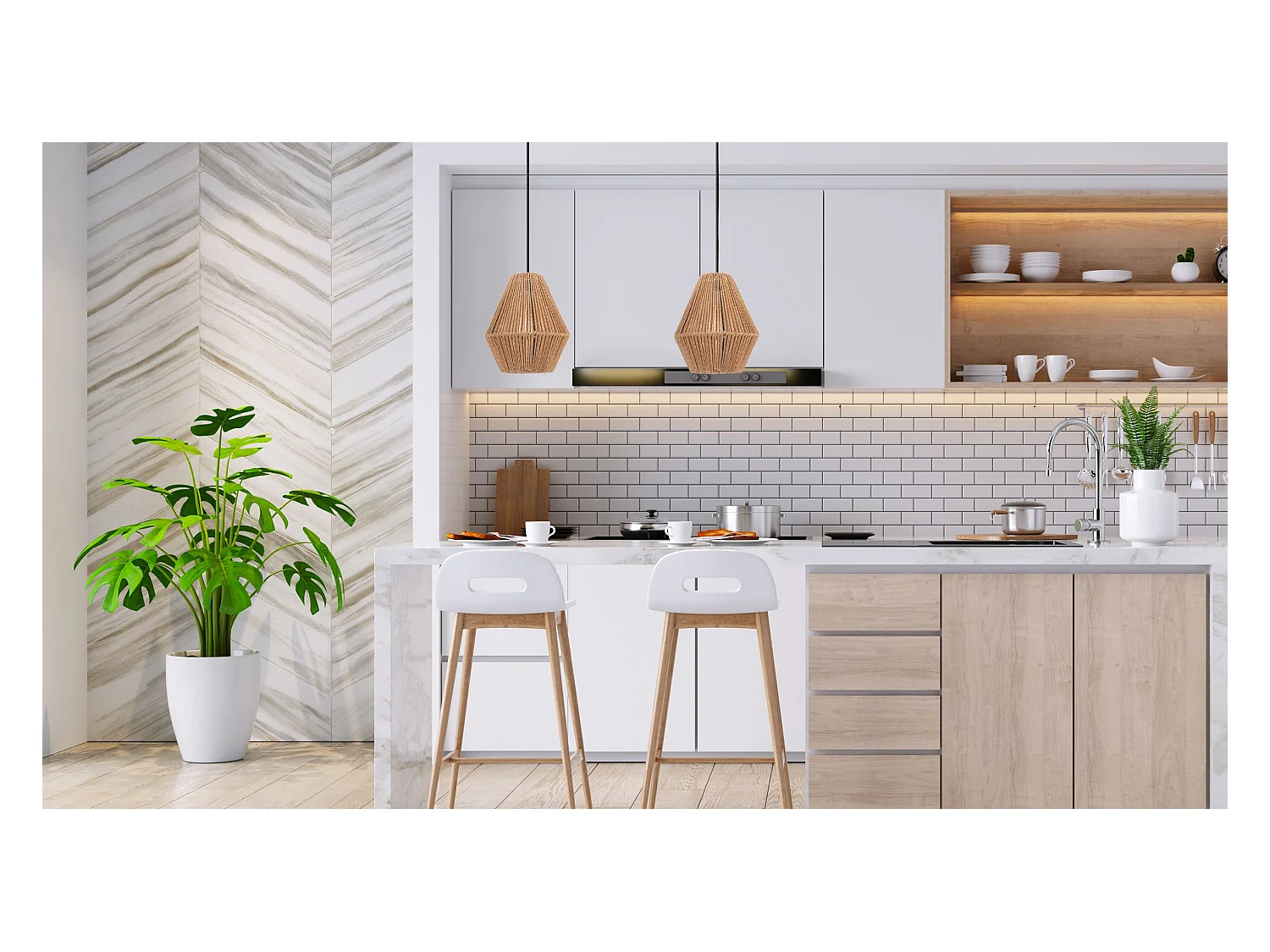 Lampe Suspendue Toolight App1150-1W Brown