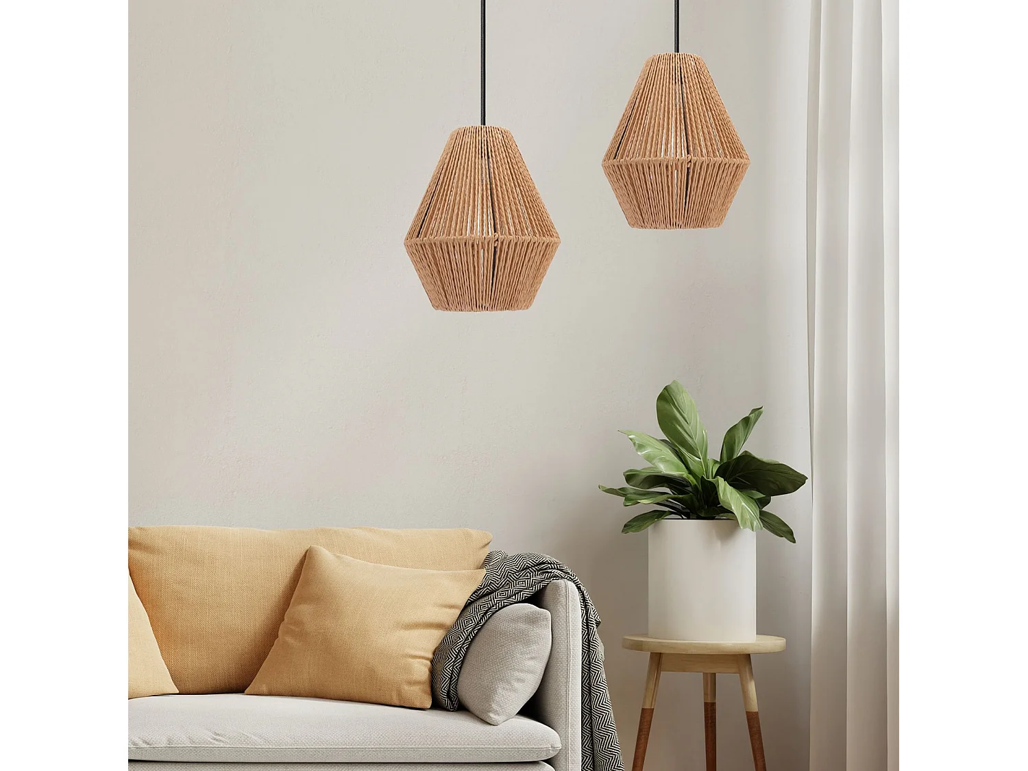 Lampe Suspendue Toolight App1150-1W Brown