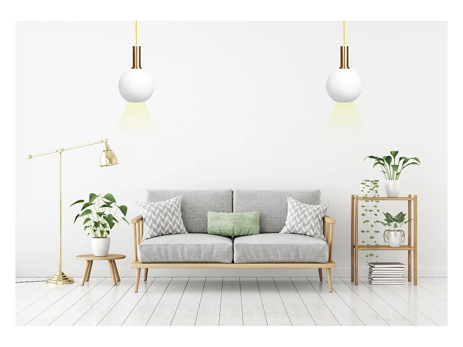 Lampada Toolight App666-1Cp Gold White