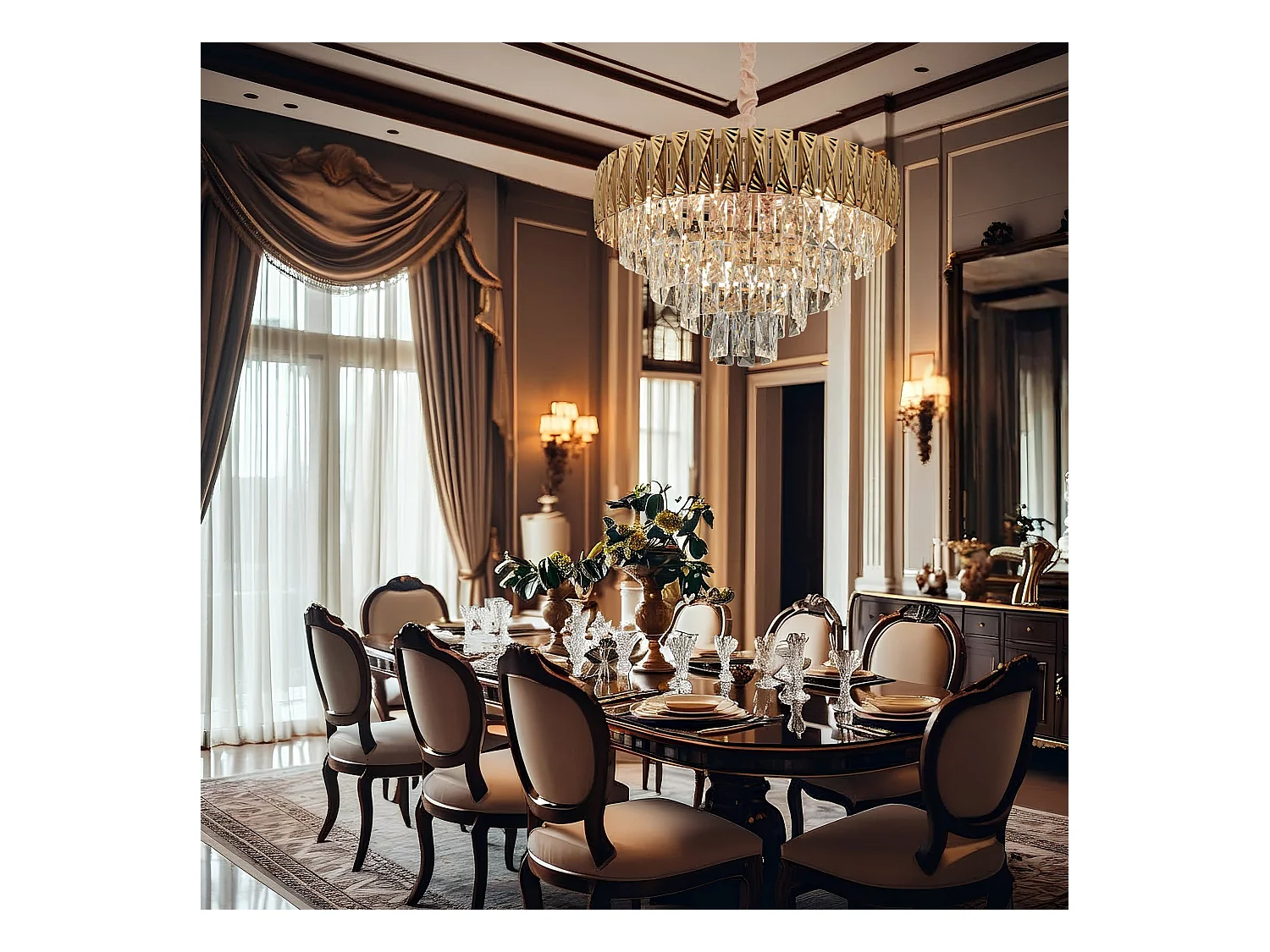 Hanglamp Toolight G060-Cp 60Cm Gold