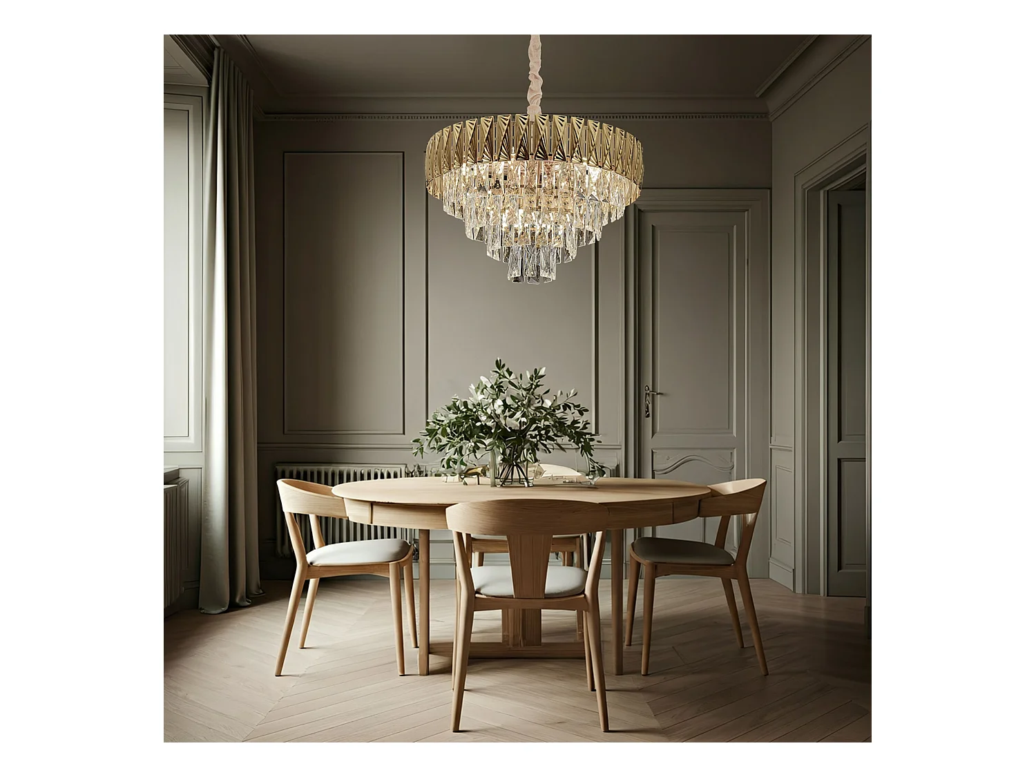 Hanglamp Toolight G060-Cp 60Cm Gold