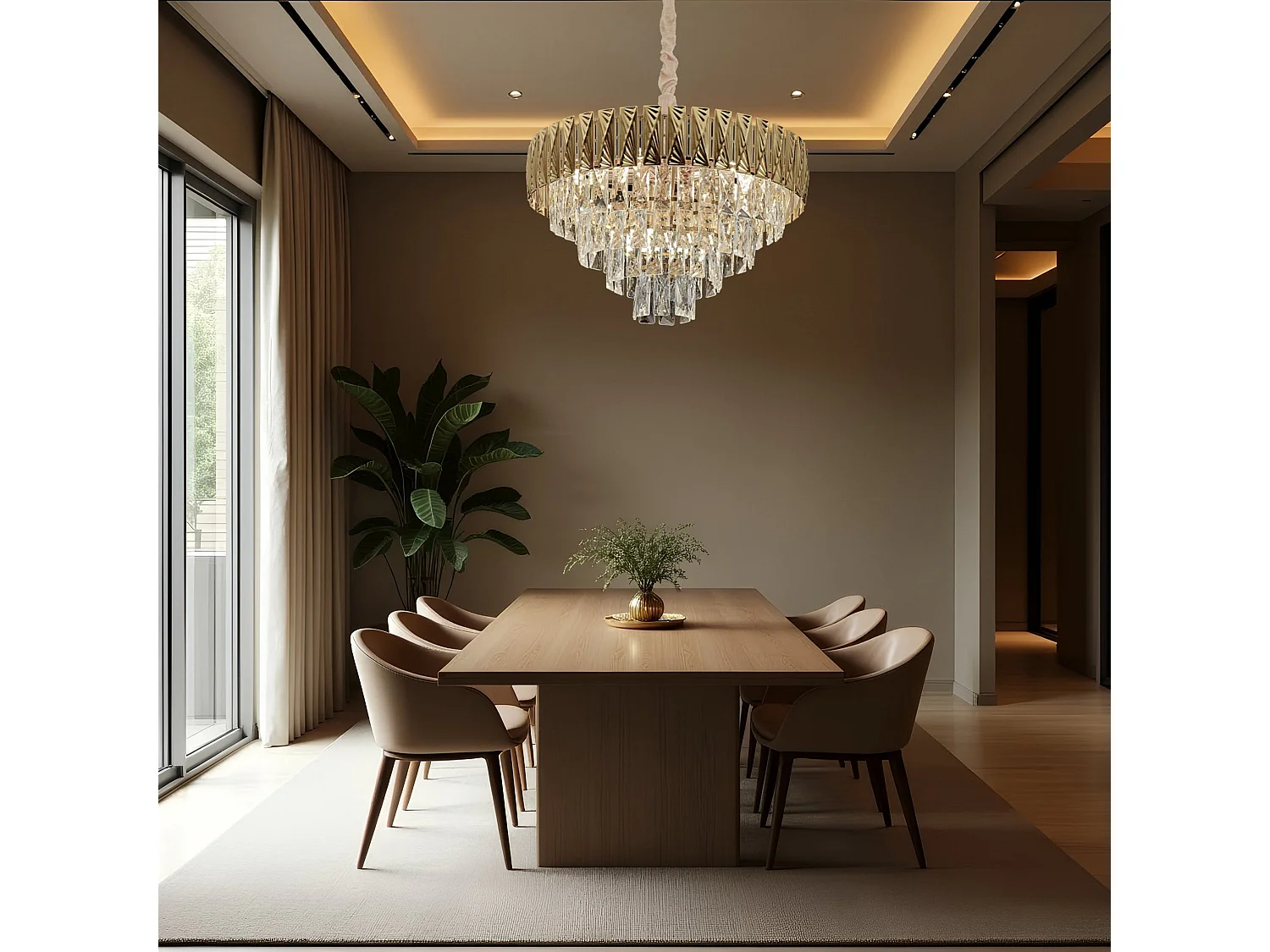 Lampe Suspendue Toolight G060-Cp 60Cm Gold