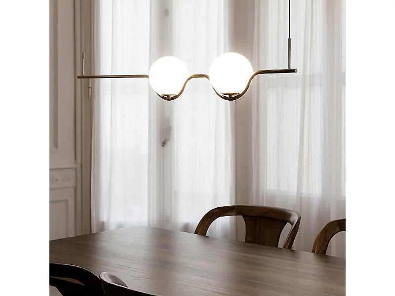 Lampe Suspendue Toolight App981-2Cp Gold