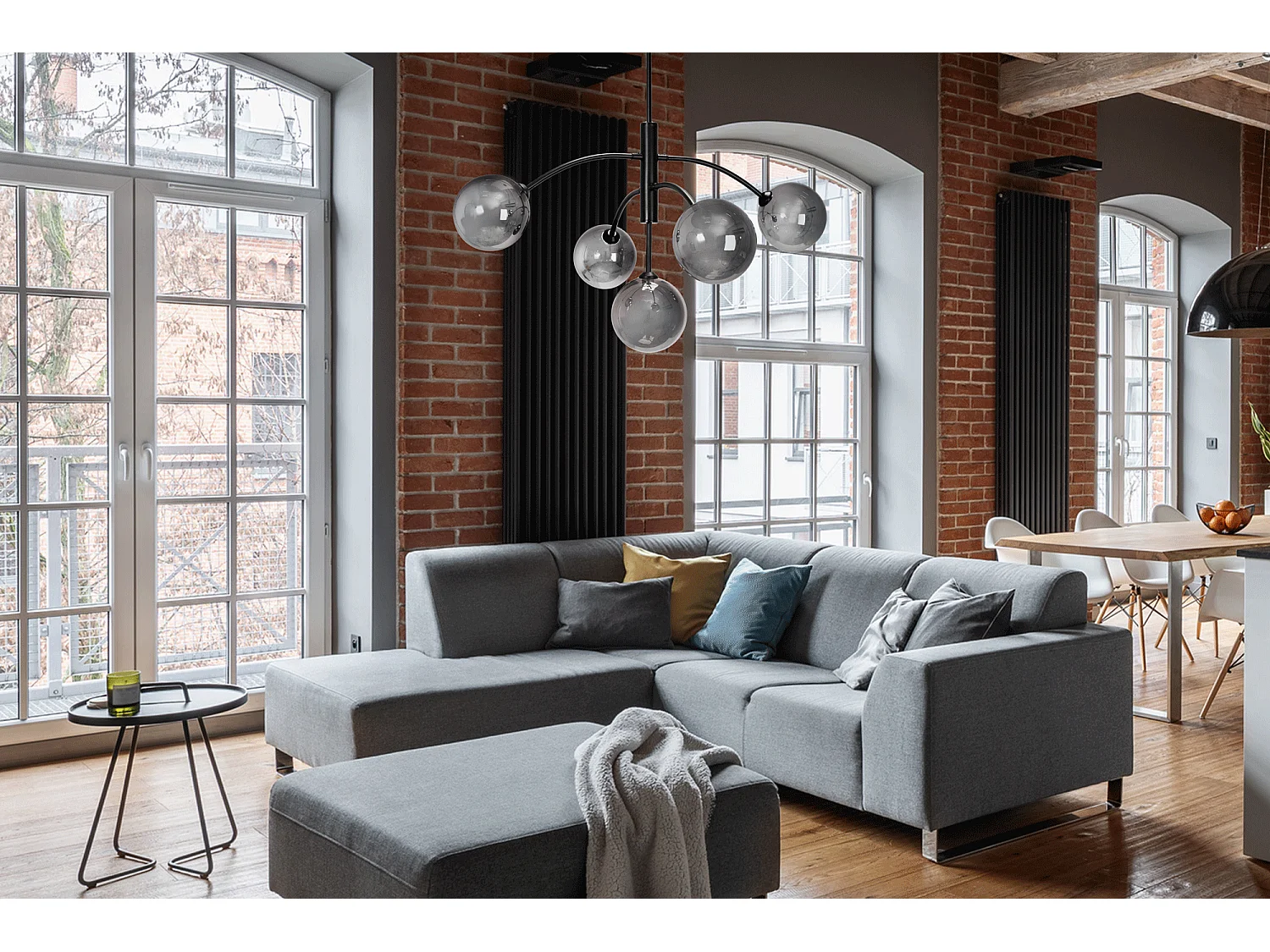 Lampe Suspendue Toolight App1021-6Cp Black