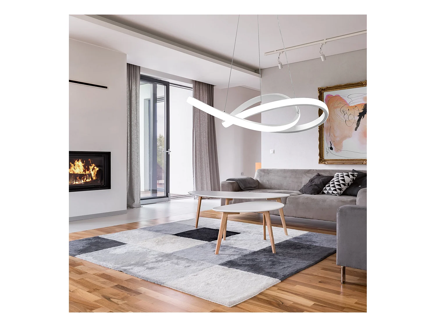 Lampe Suspendue Toolight App392-Cp White