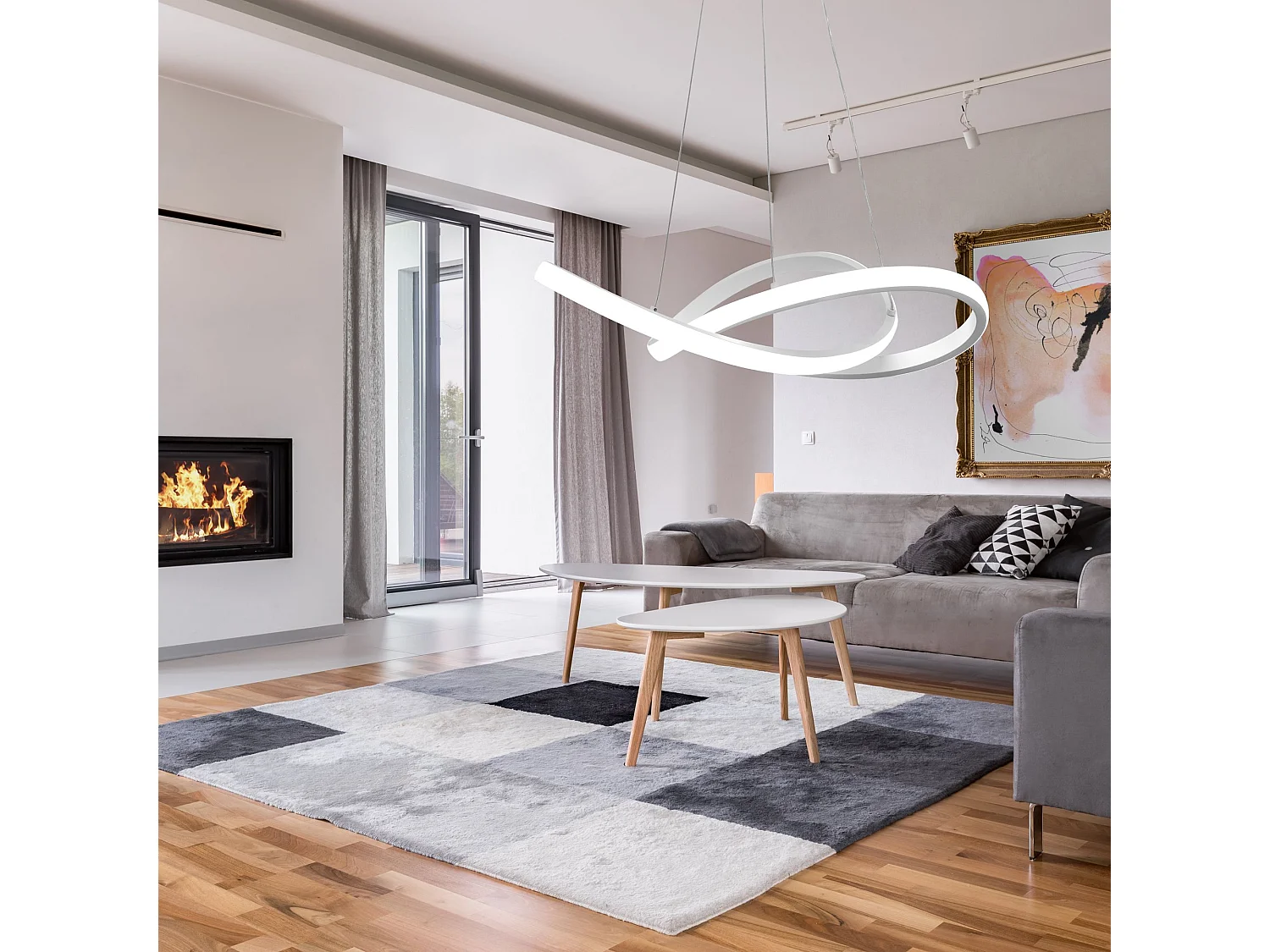 Lampe Suspendue Toolight App392-Cp White