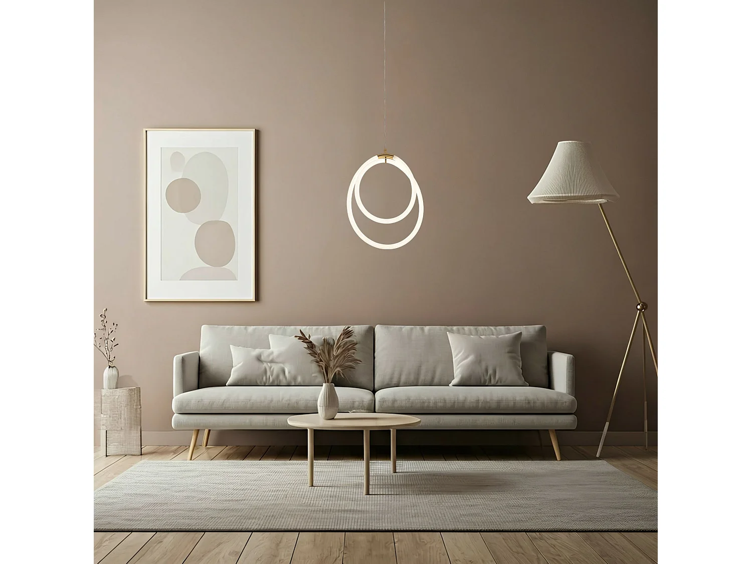 Hanglamp Toolight Led G021-Cp Gold