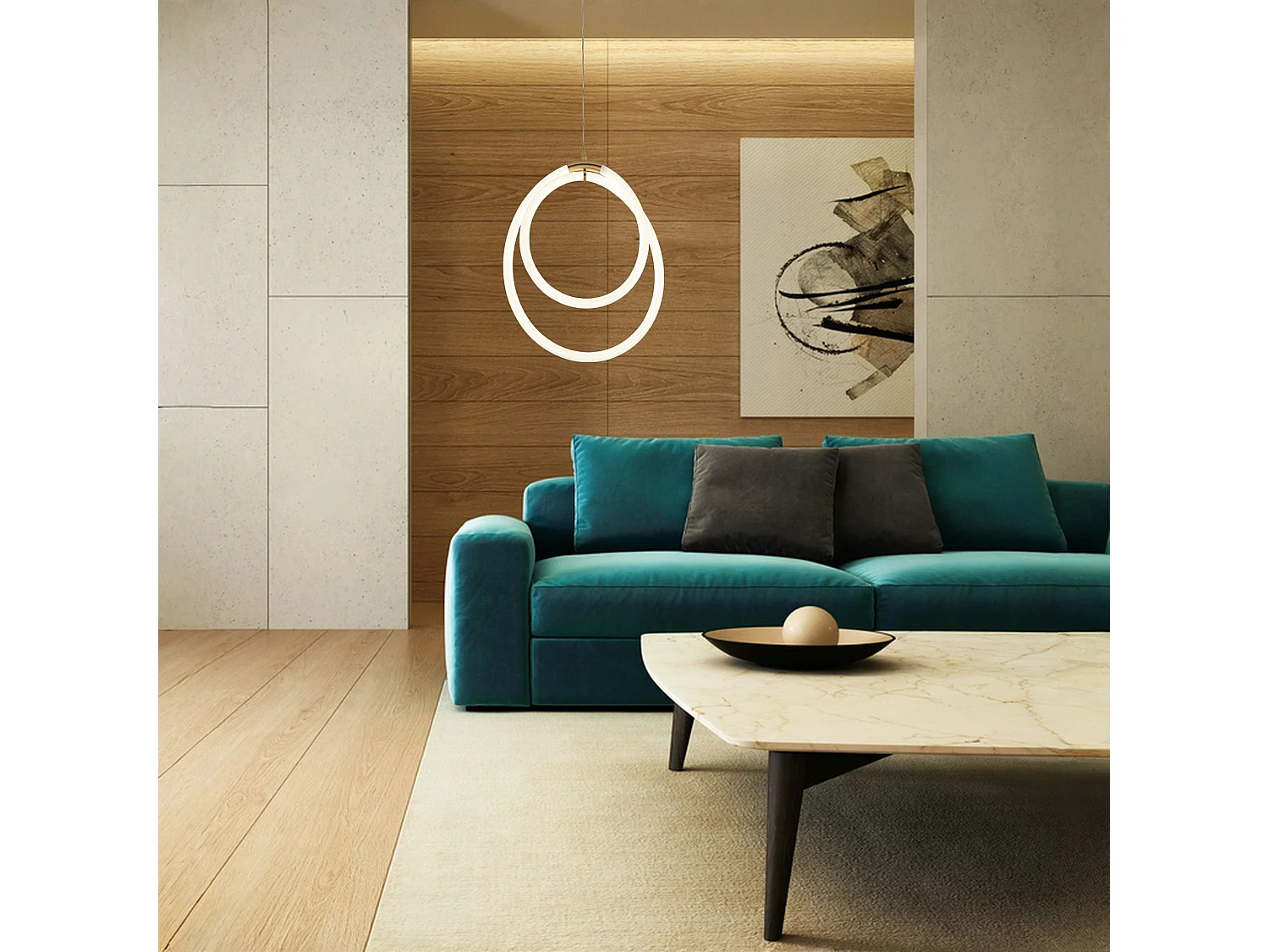 Hanglamp Toolight Led G021-Cp Gold