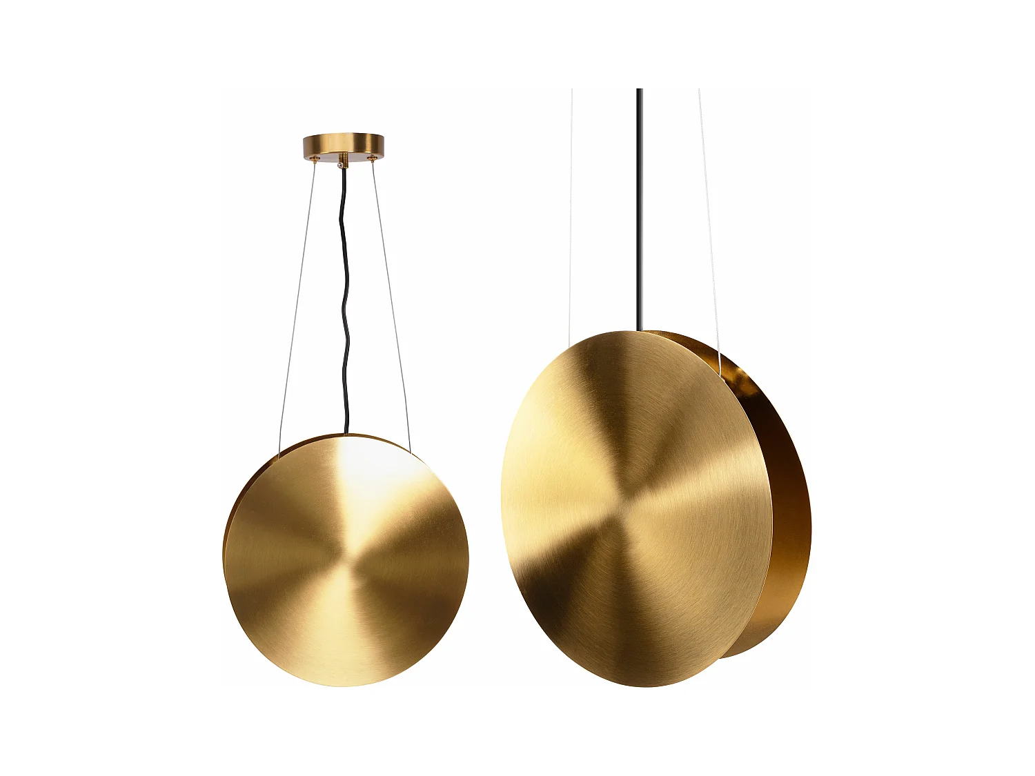 Lampe Suspendue Toolight Led App1377-Cp Black Gold