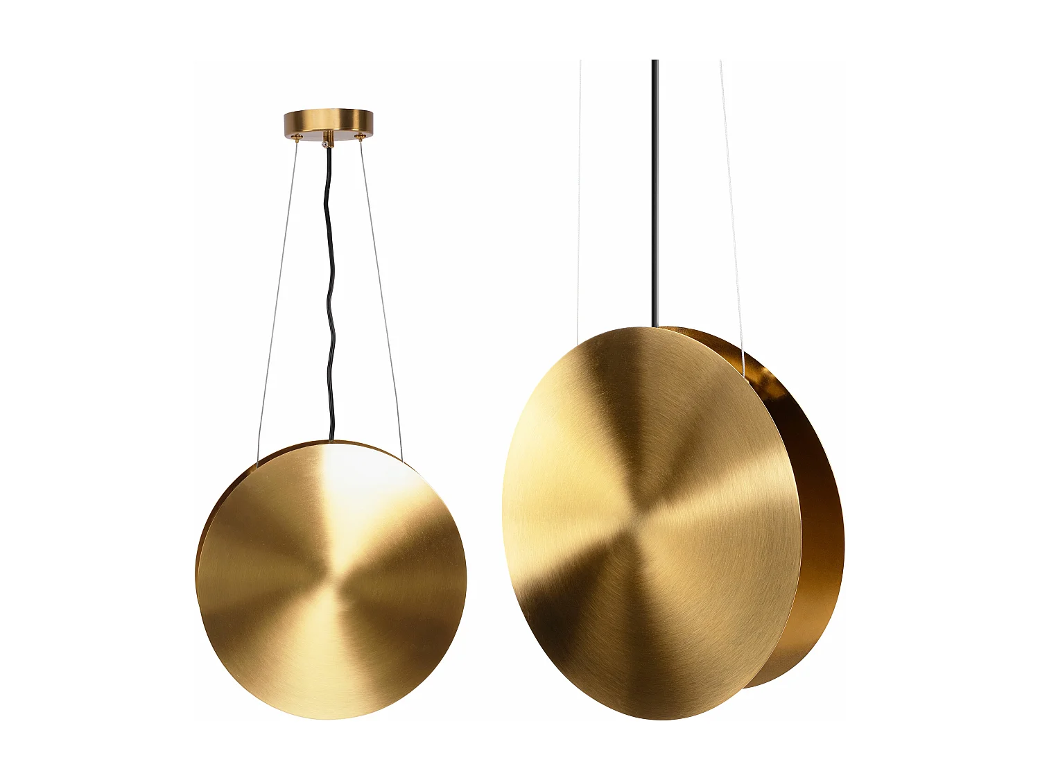 Lampe Suspendue Toolight Led App1377-Cp Black Gold