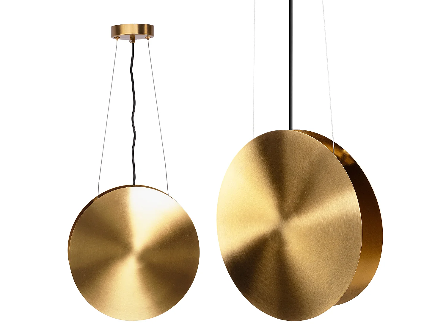 Hängelampe Toolight Led App1377-Cp Black Gold