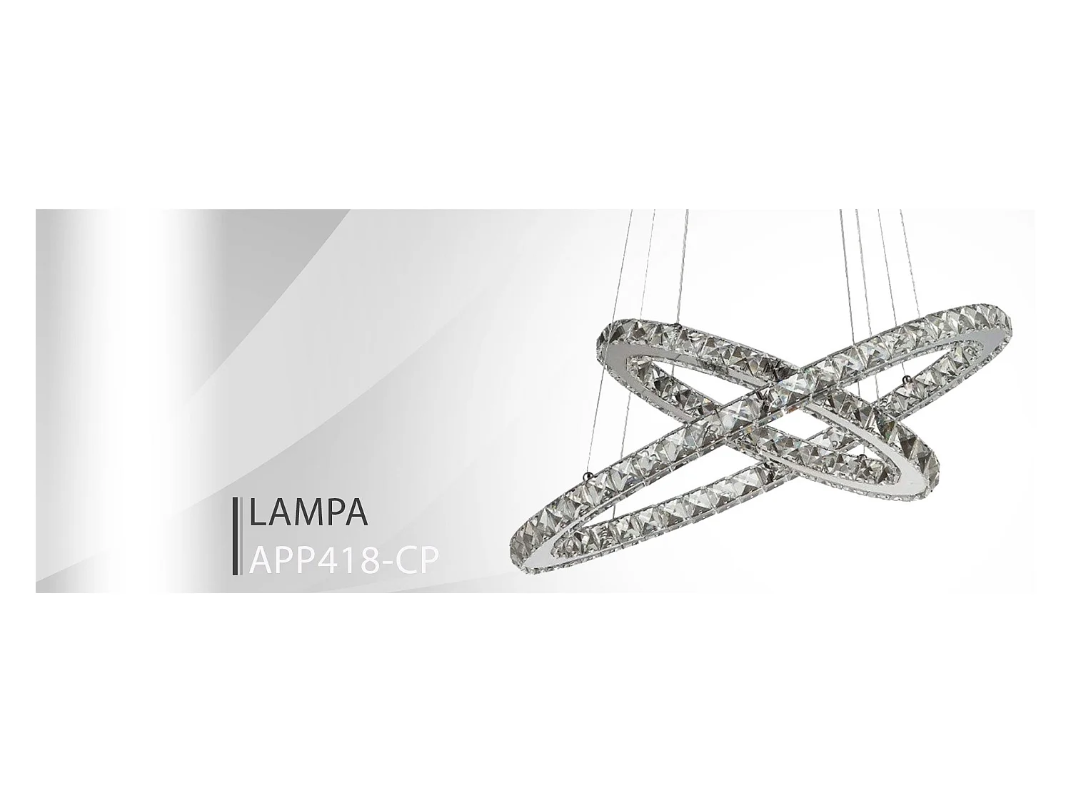 Hanglamp Toolight App418-Cp Ringi Grey