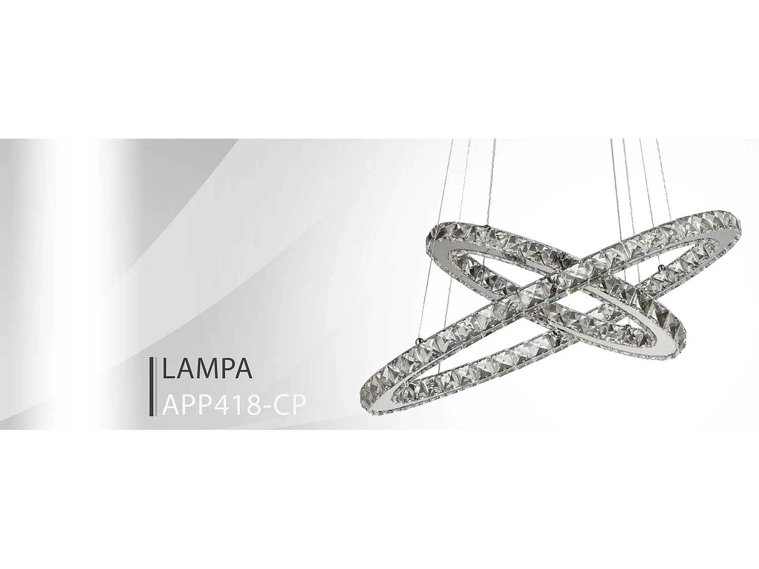 Lámpara Toolight App418-Cp Ringi Grey