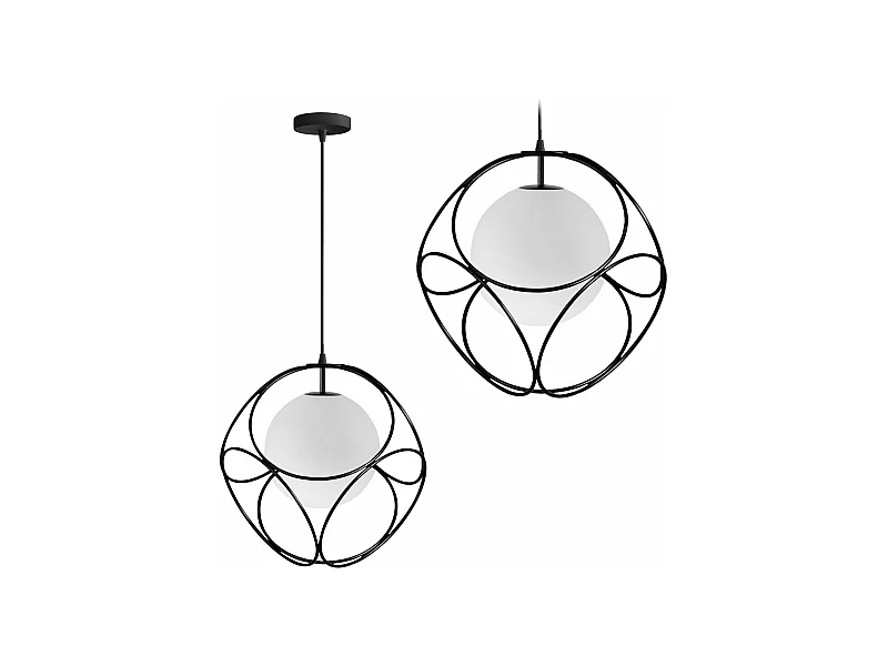 Lampe Suspendue Toolight App1019-1Cp Black