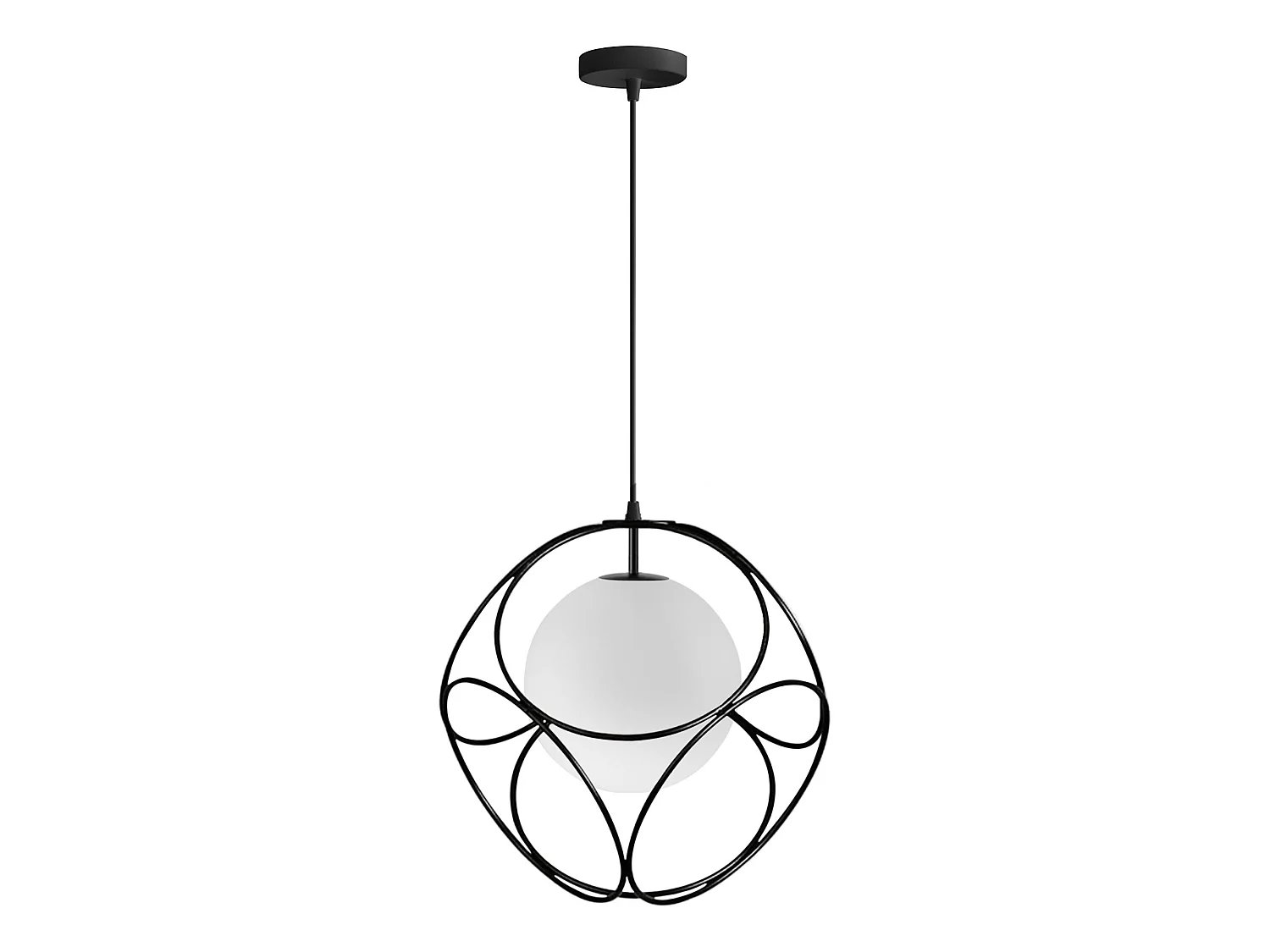 Toolight APP1019-1CP hængelampe sort 34X34X34CM