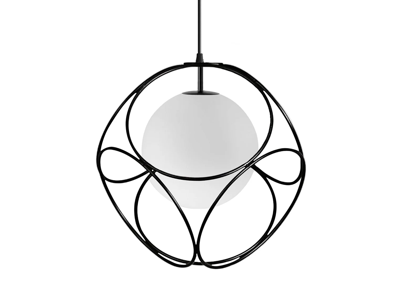 Toolight APP1019-1CP hængelampe sort 34X34X34CM