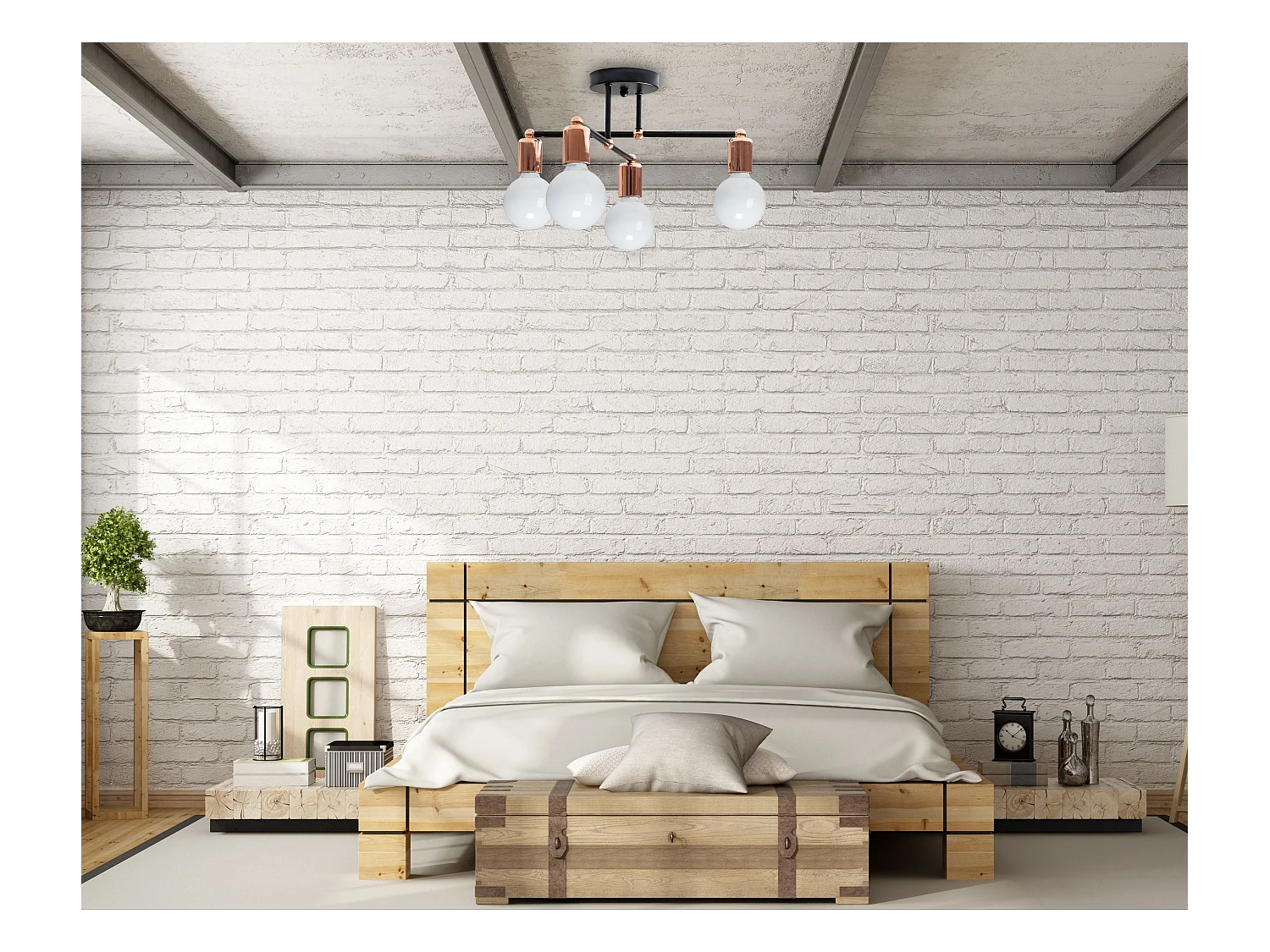 Hanglamp Toolight 392200 Rose Gold