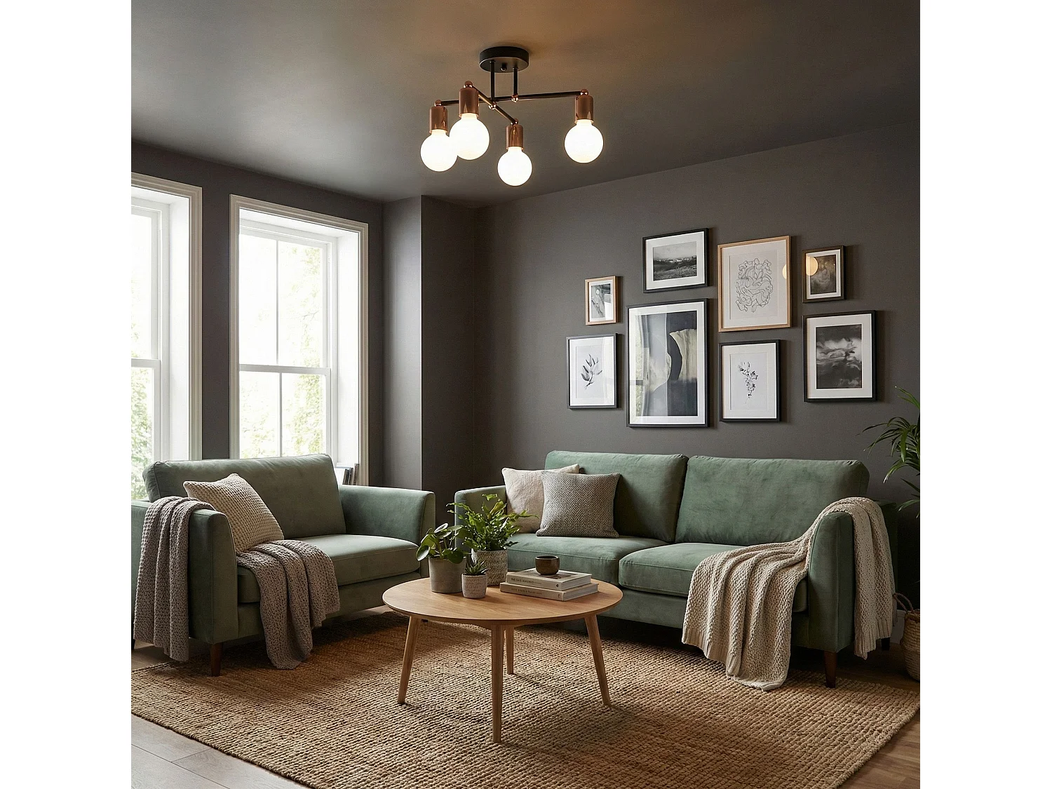 Hanglamp Toolight 392200 Rose Gold