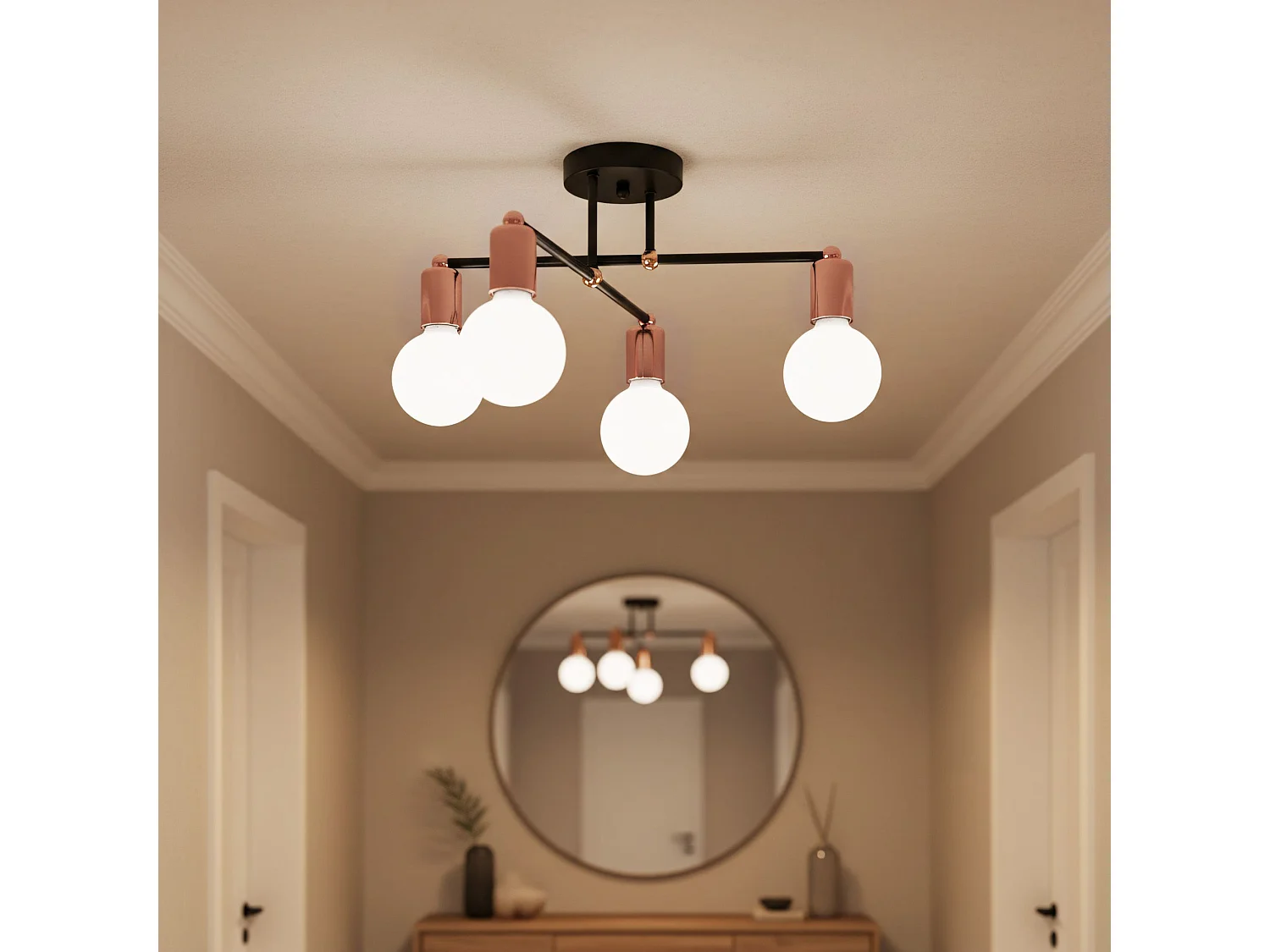 Hanglamp Toolight 392200 Rose Gold