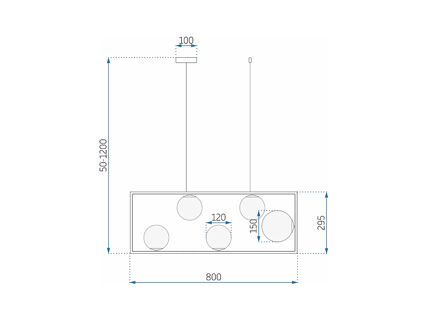 Lampada Toolight App1020-5Cp Gold