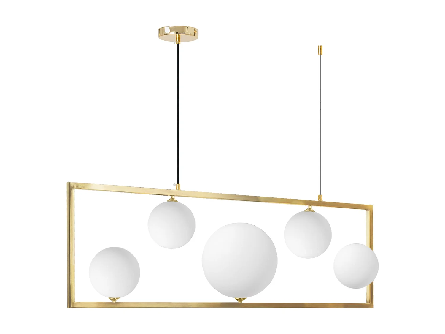 Candeeiro Suspenso Toolight App1020-5Cp Gold