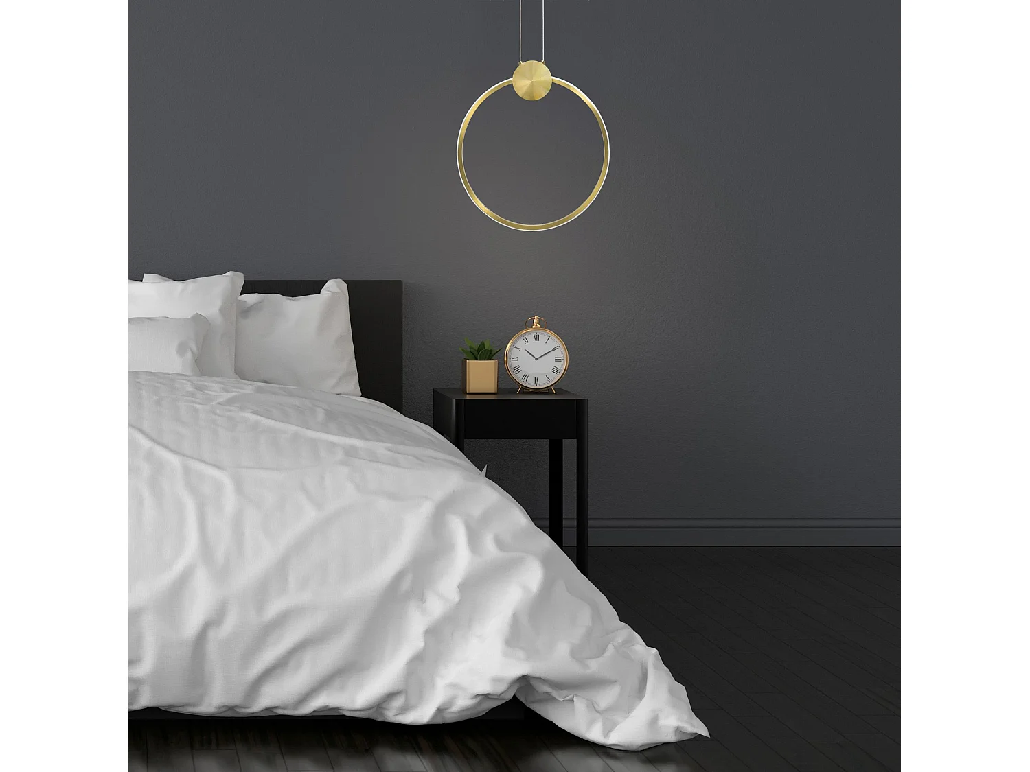 Candeeiro Suspenso Toolight Led App1396-Cp 40Cm Gold
