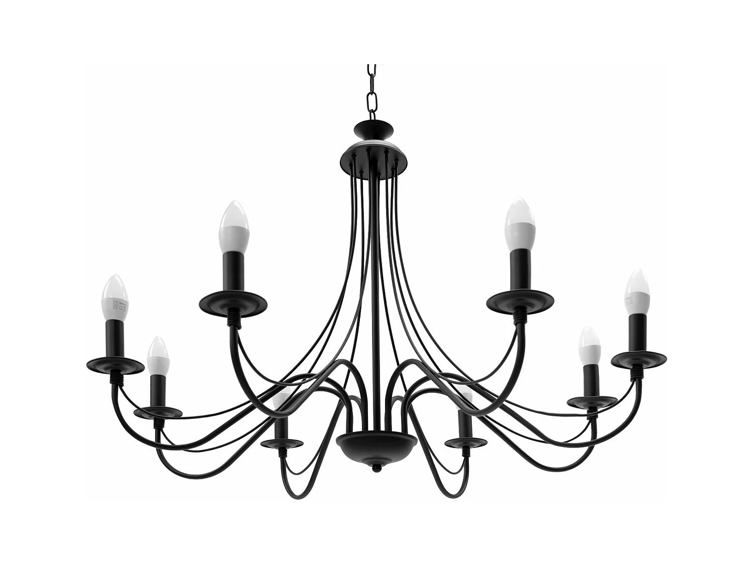 Lampe Suspendue Toolight App648-8Cp Black