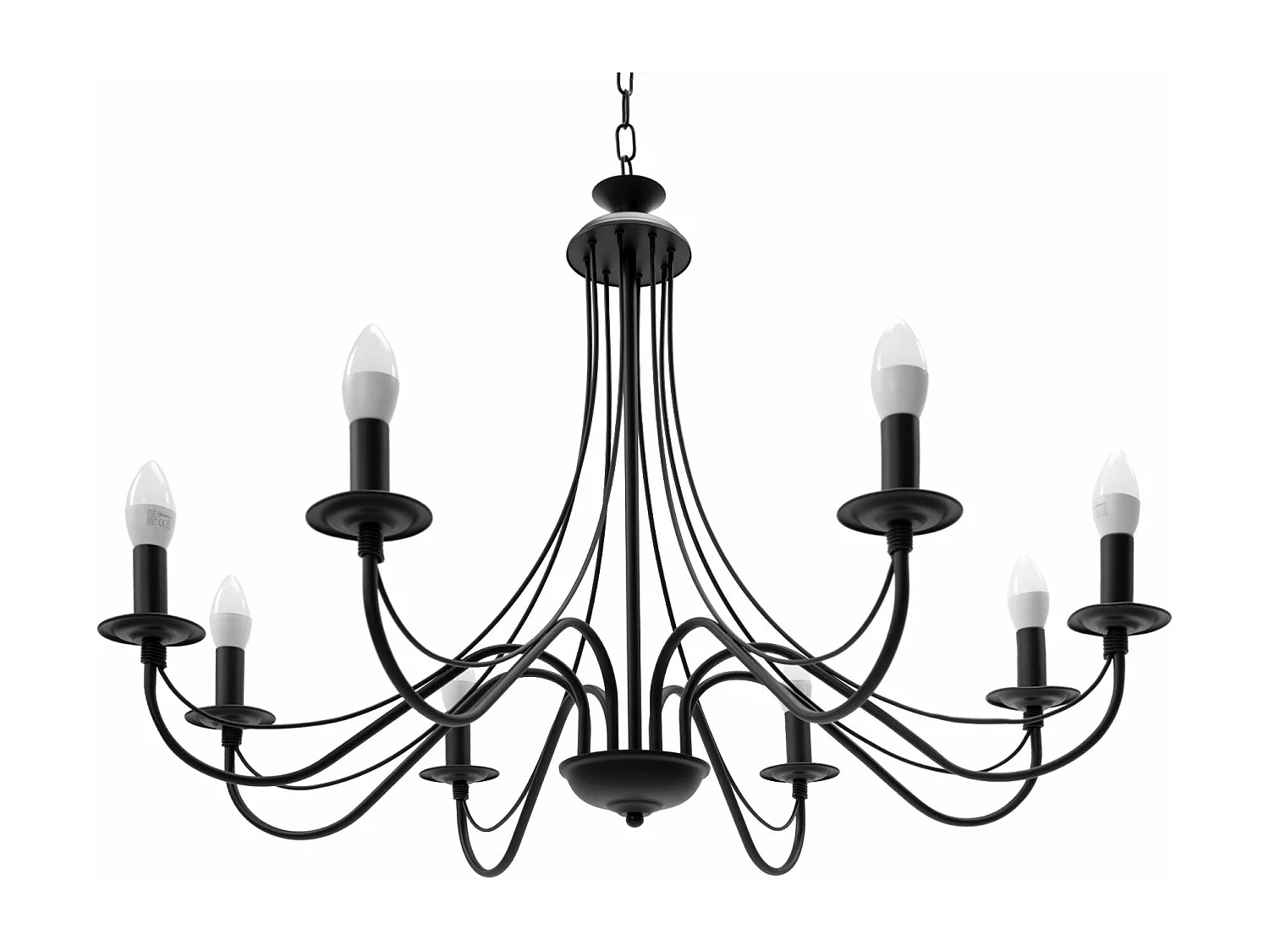 Lampe Suspendue Toolight App648-8Cp Black