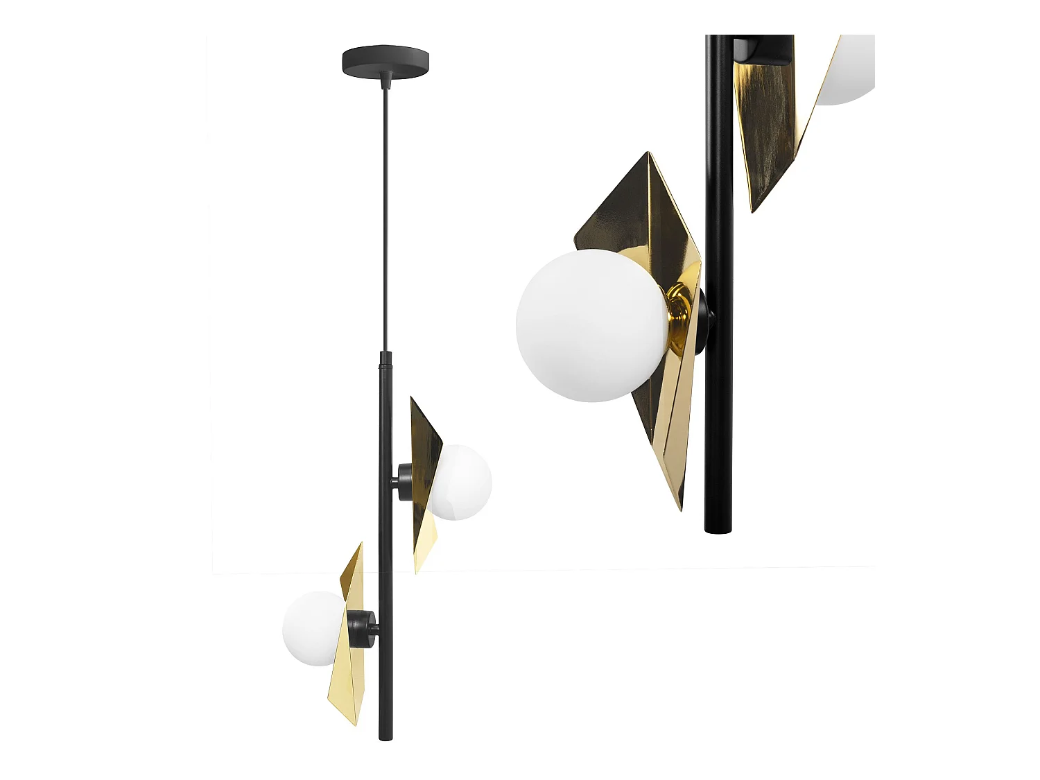 Lampe Suspendue Toolight App1410-Cp Black