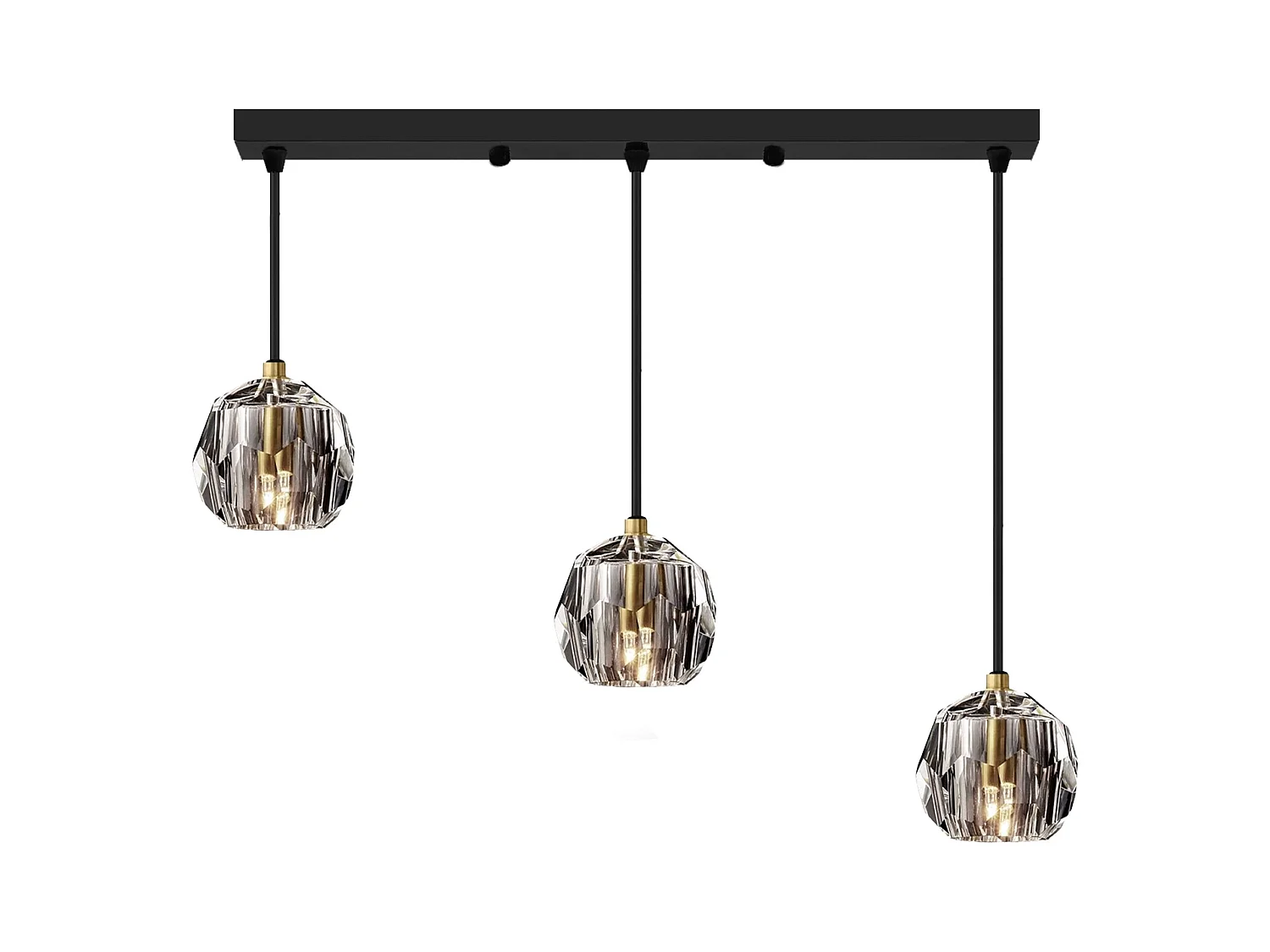 Lampe Suspendue Toolight App587-3Cp Black