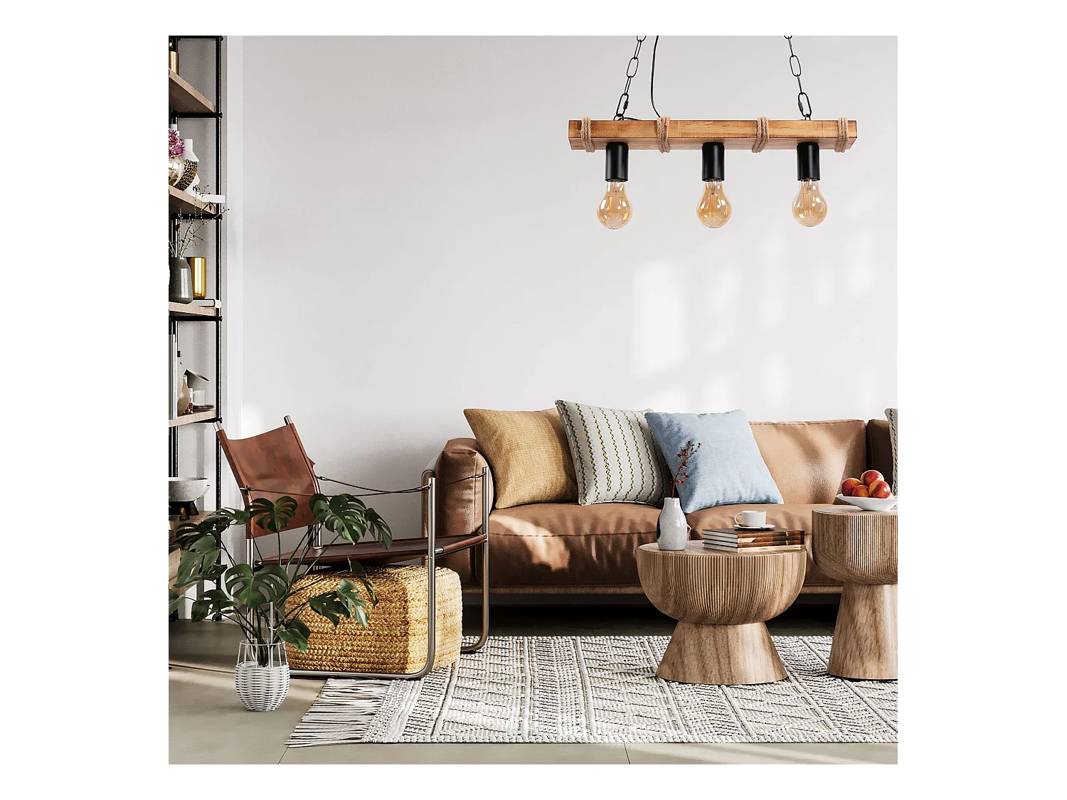 Lampe Suspendue Toolight App1319-3Cp Black